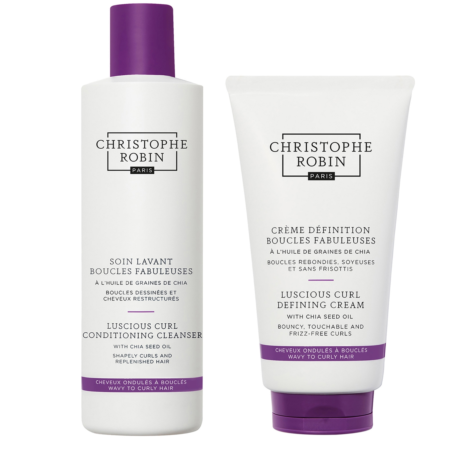 Christophe Robin Luscious Curl Regimen for Wavy to Curly Hair