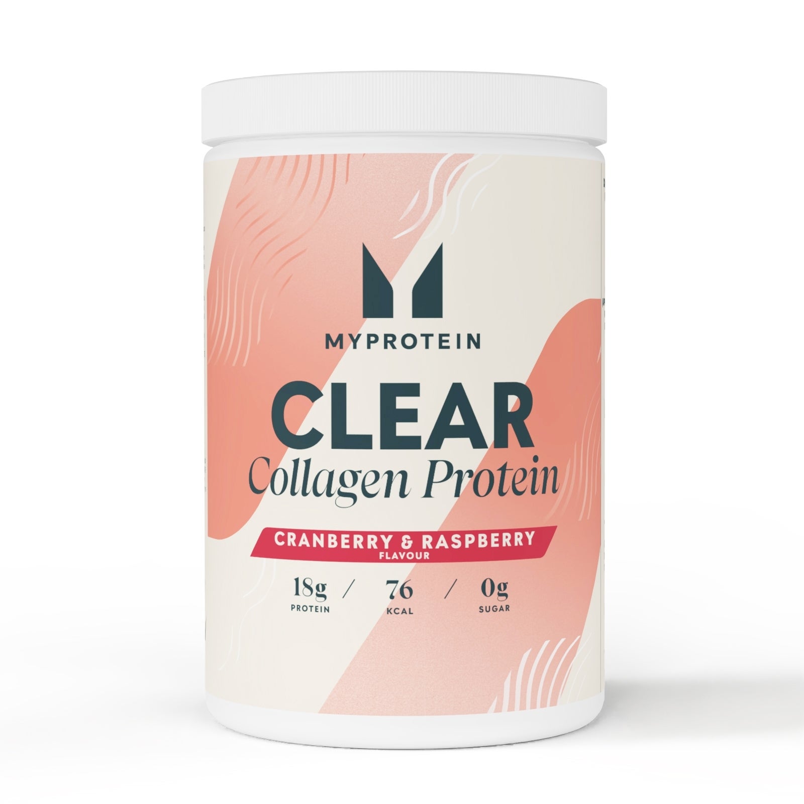 Kollagen-Proteinpulver - 650g - Preiselbeere und Himbeere