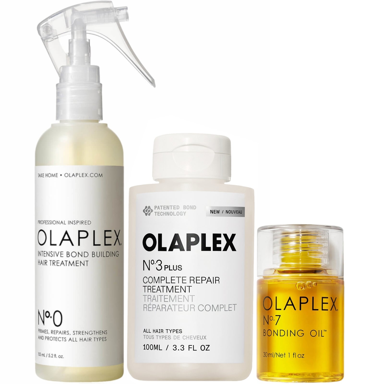 Olaplex Bundle - No. 0, No. 3, No. 7