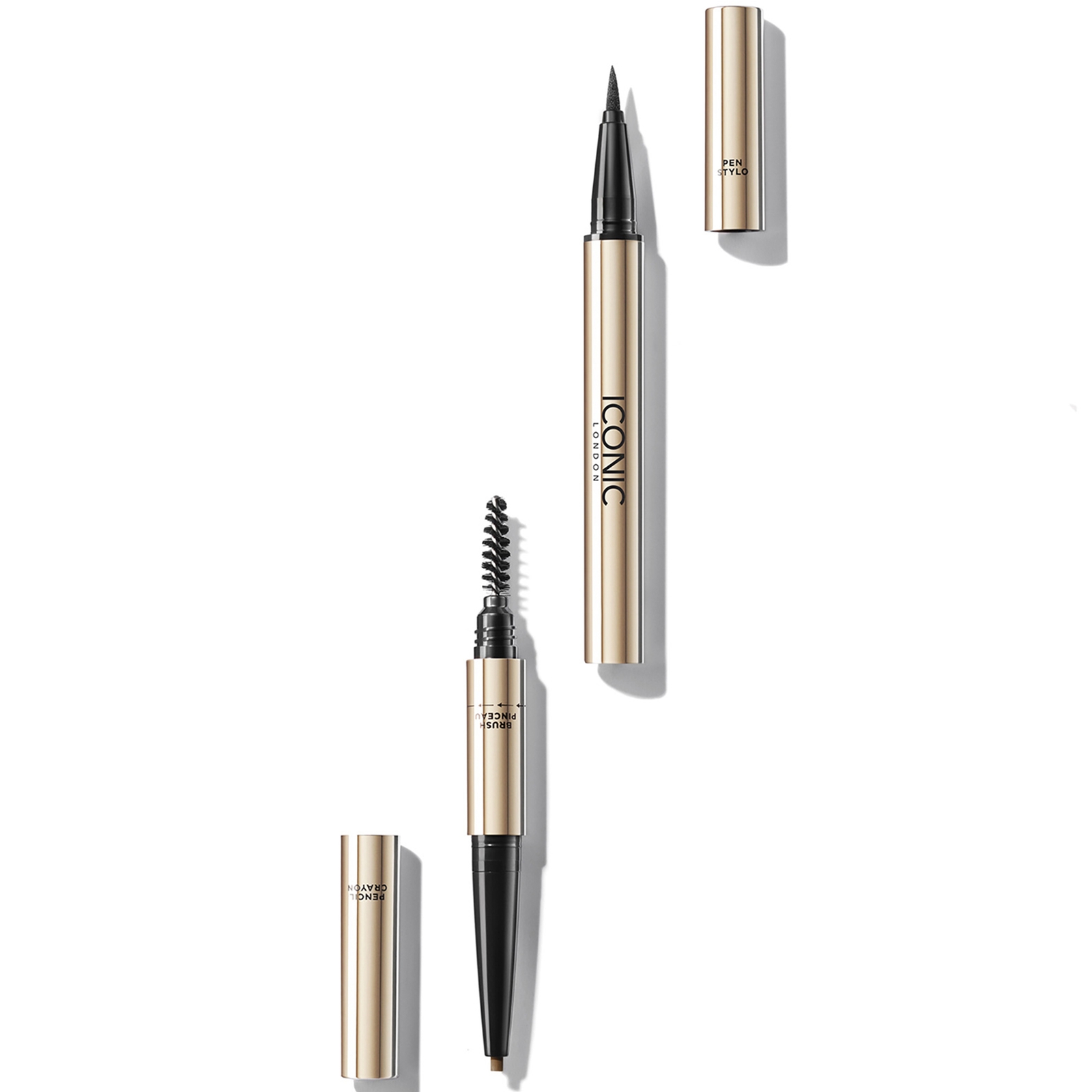 ICONIC London Triple Precision Brow Definer 0.33g (Various Colours) - Black Brown