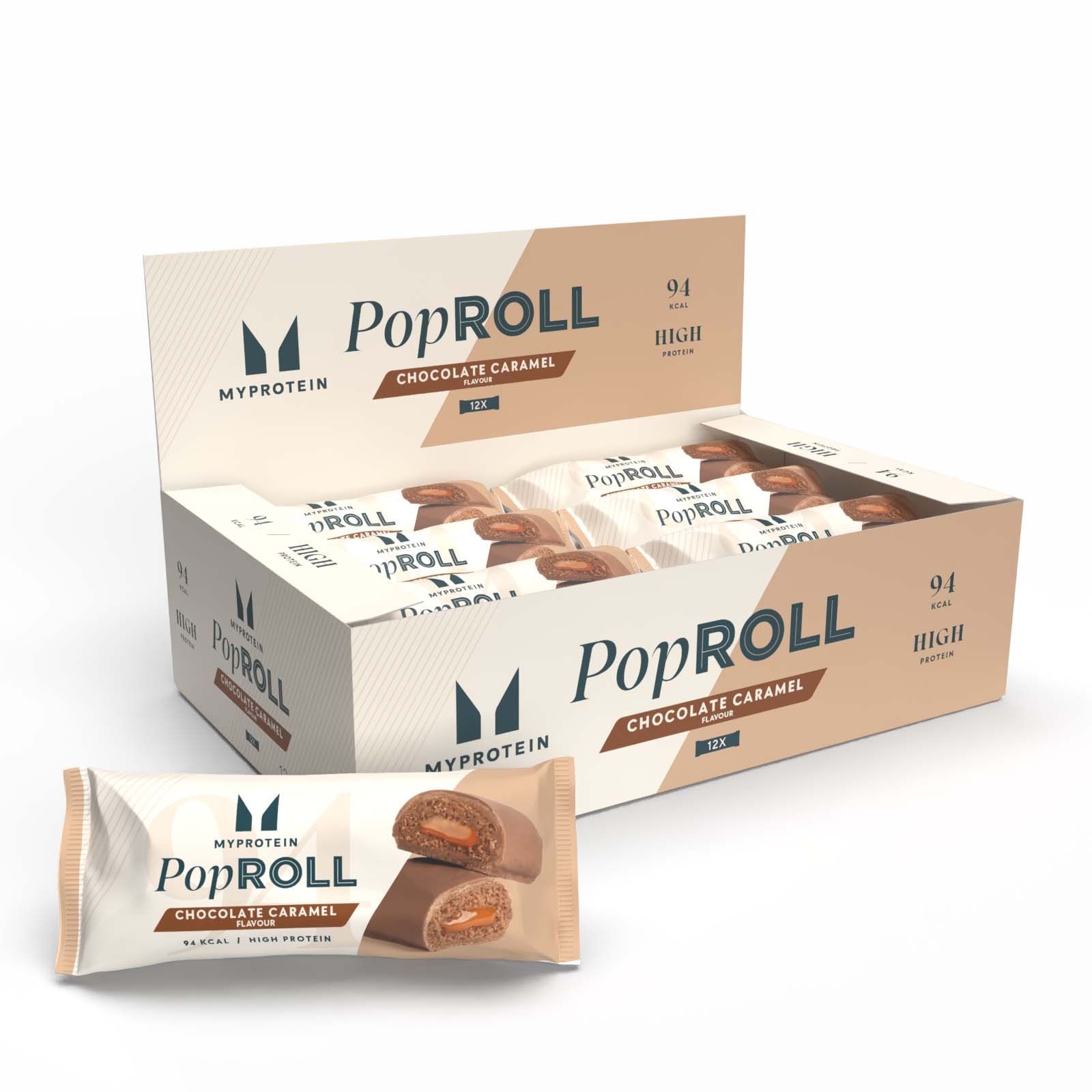 Pop Rolls - 12 x 27g - Schokolade Karamell
