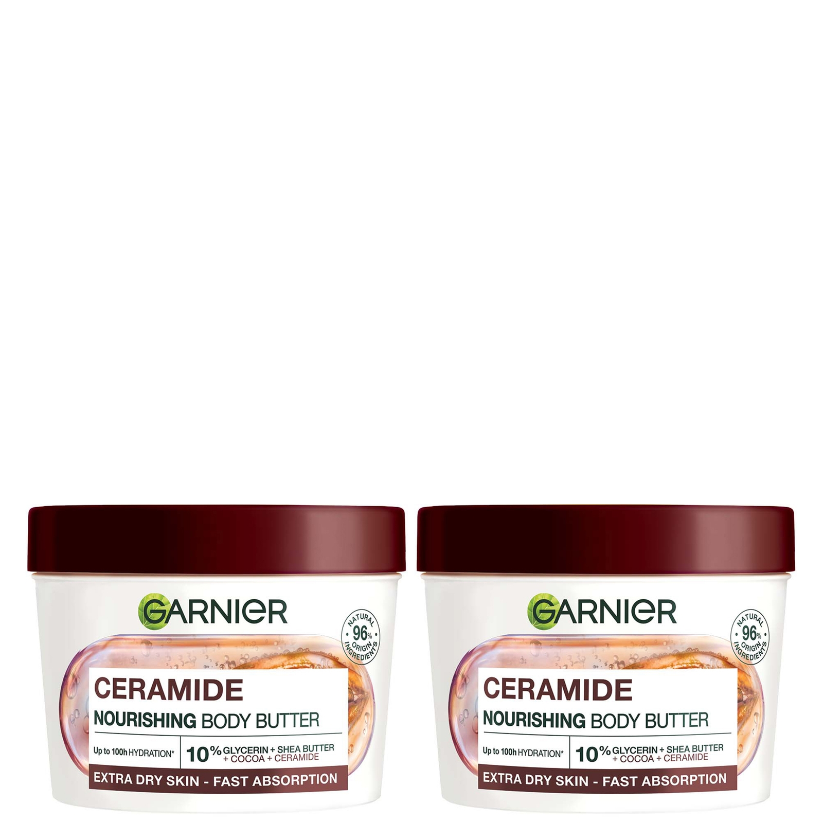 Garnier Body Superfood, Nourishing Body Cream Duos - Cocoa & Ceramide