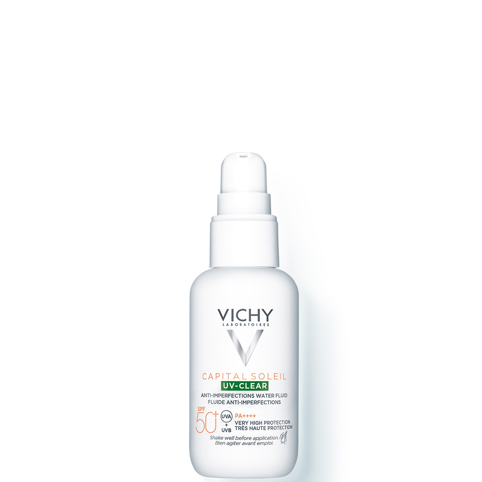 Vichy Capital Soleil UV-Clear Täglicher Sonnenschutz LSF 50+ mit Salizylsäure für zu Rötungen neigender Haut 40 ml