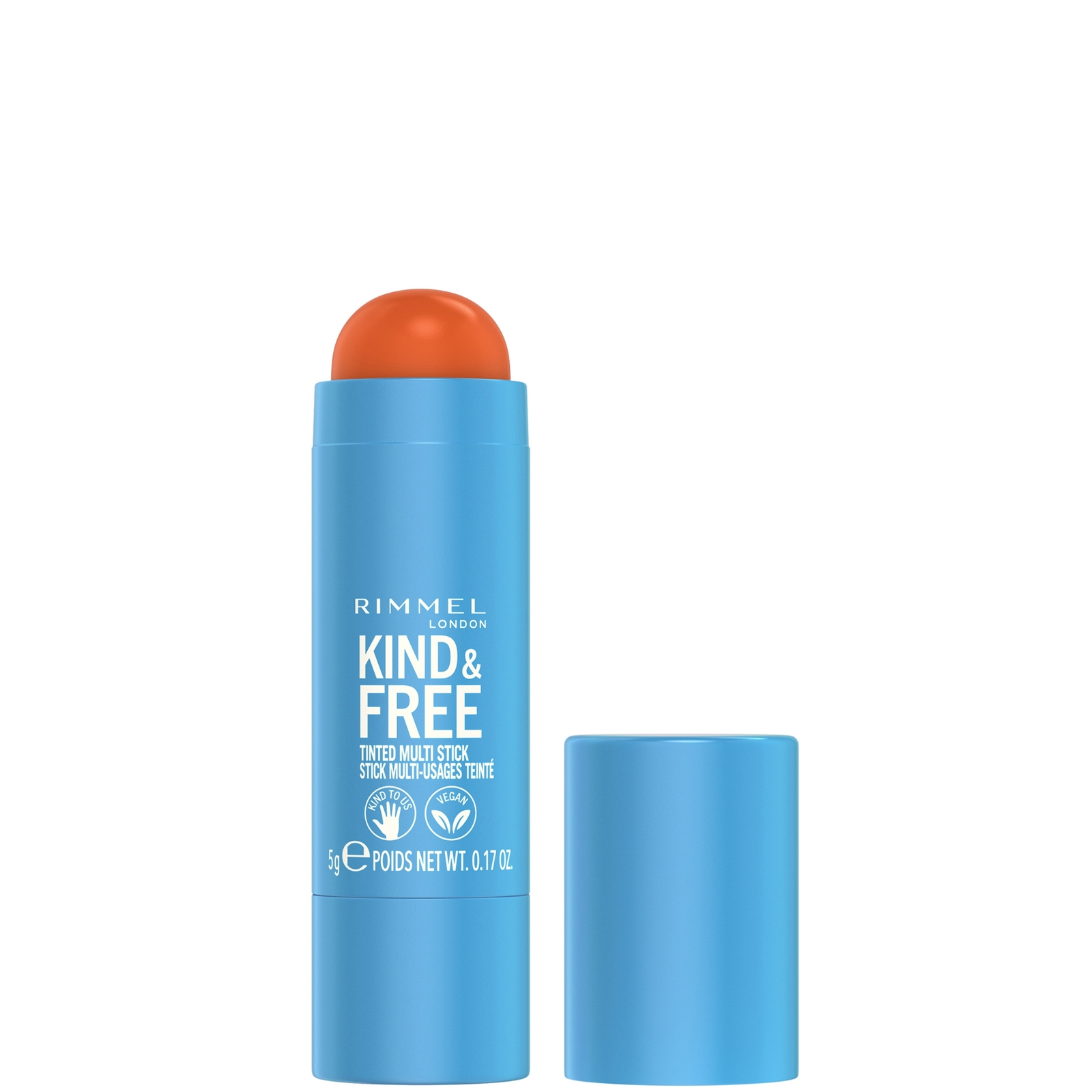 Rimmel Kind and Free Multi-Stick 5ml (Various Shades) - 004 Tangerine Dream