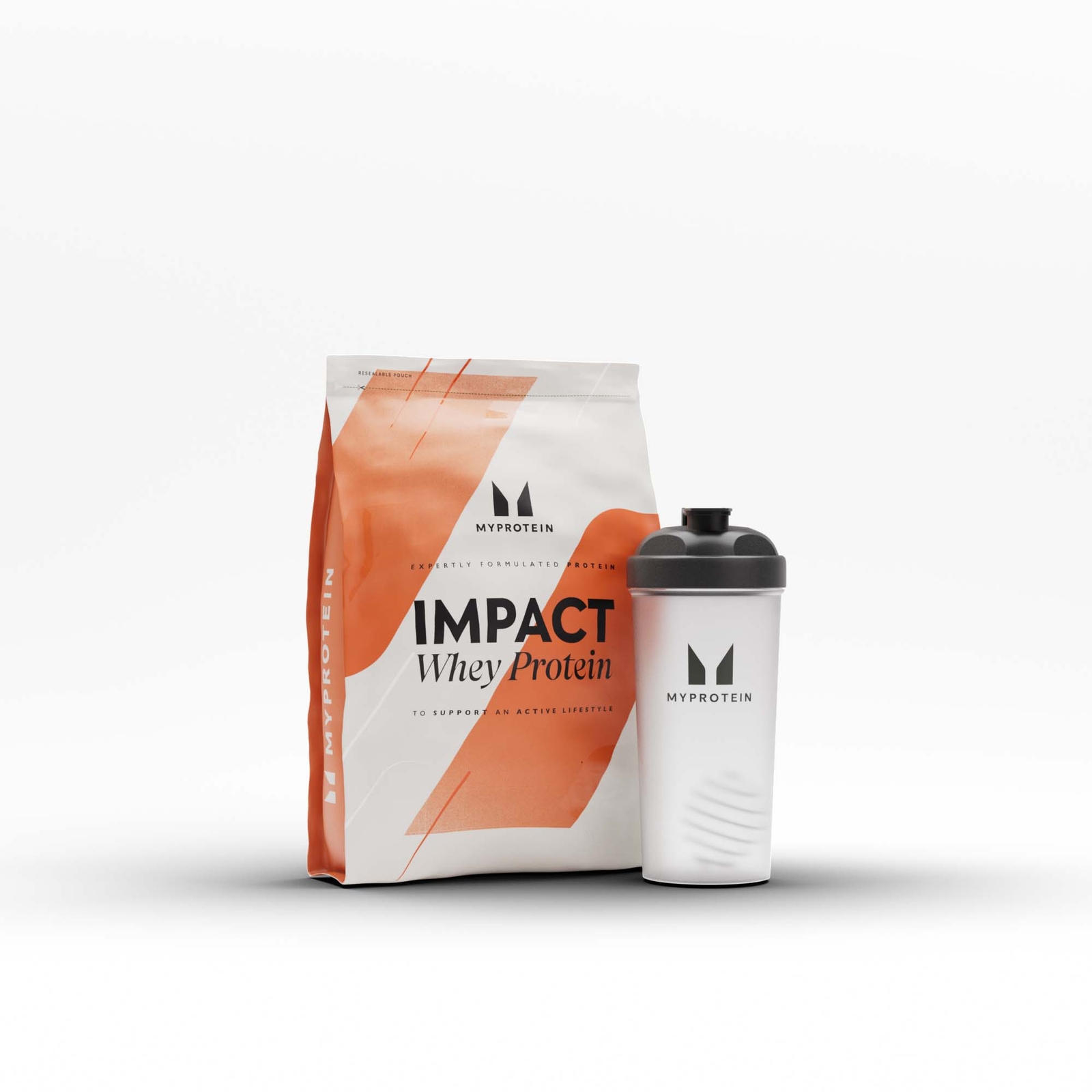 Impact Protein Bundle - 1kg - Shaker - Unflavoured