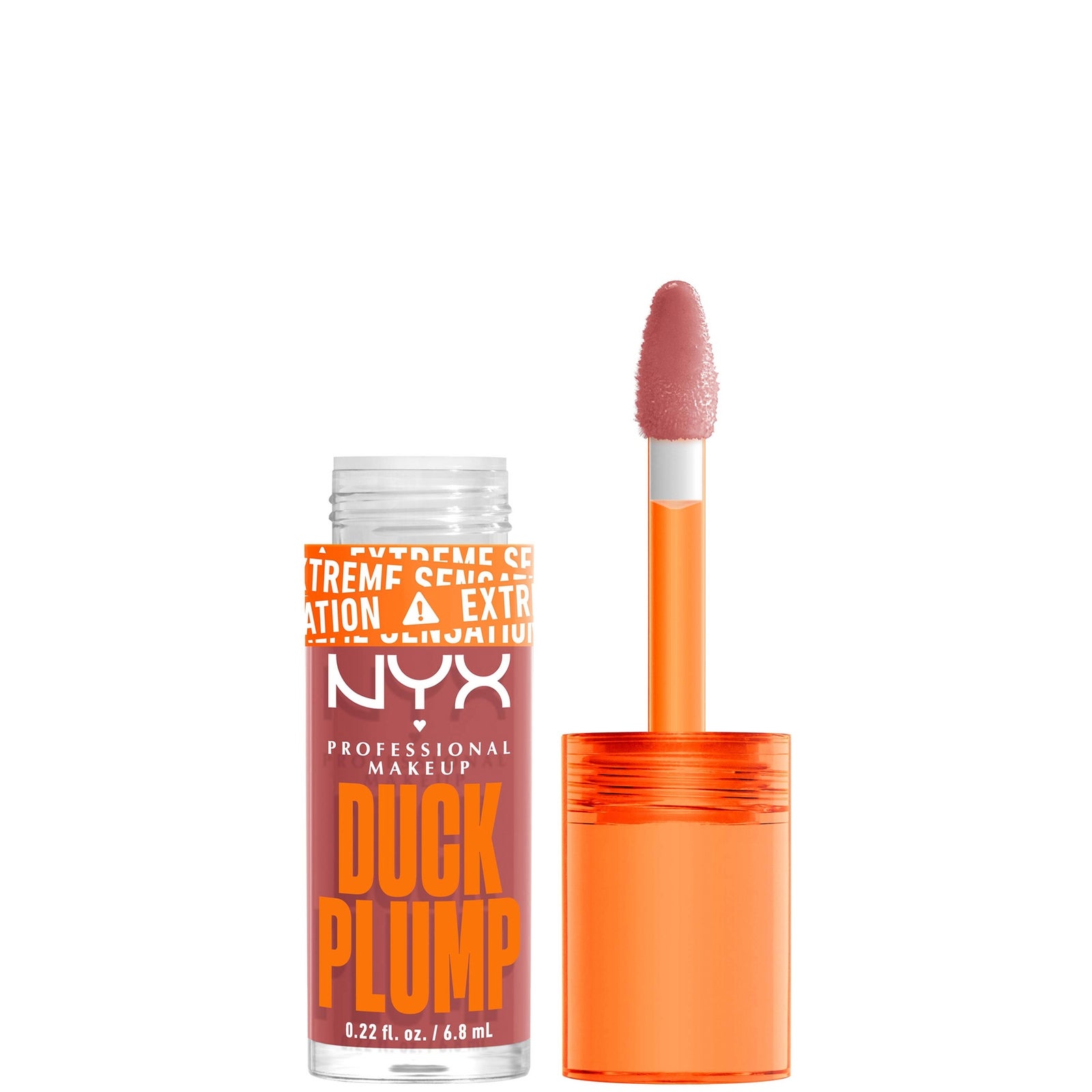 NYX Professional Makeup Duck Plump Lip Aufpolsterndes Gloss (Verschiedene Farbtöne) - Nude Swings