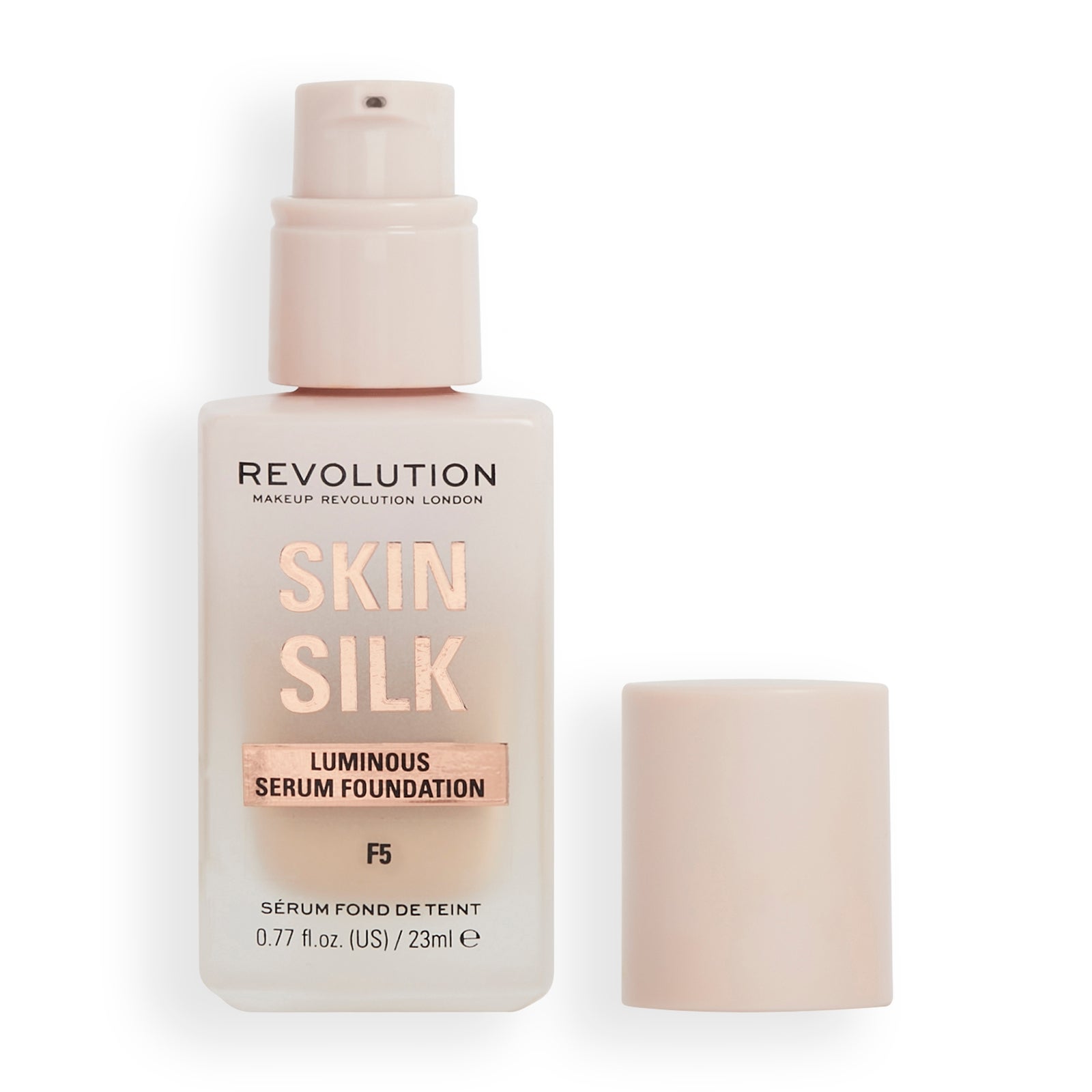 Makeup Revolution Silk Serum-Foundation 23 ml (Verschiedene Farbtöne) - F5