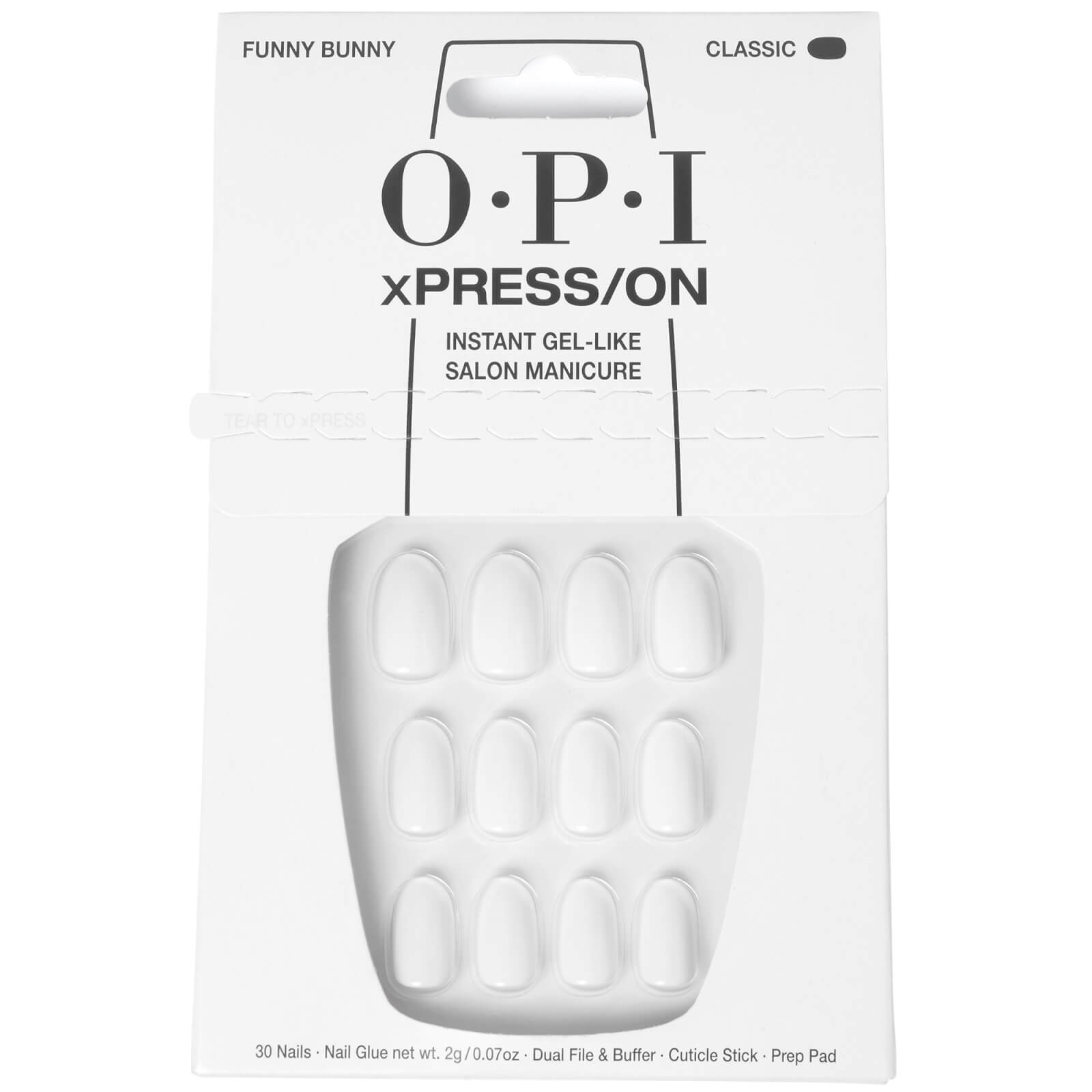 OPI xPRESS/ON - Funny Bunny Nägel zum Aufkleben Gel-ähnliche Salonmaniküre - EXKLUSIV
