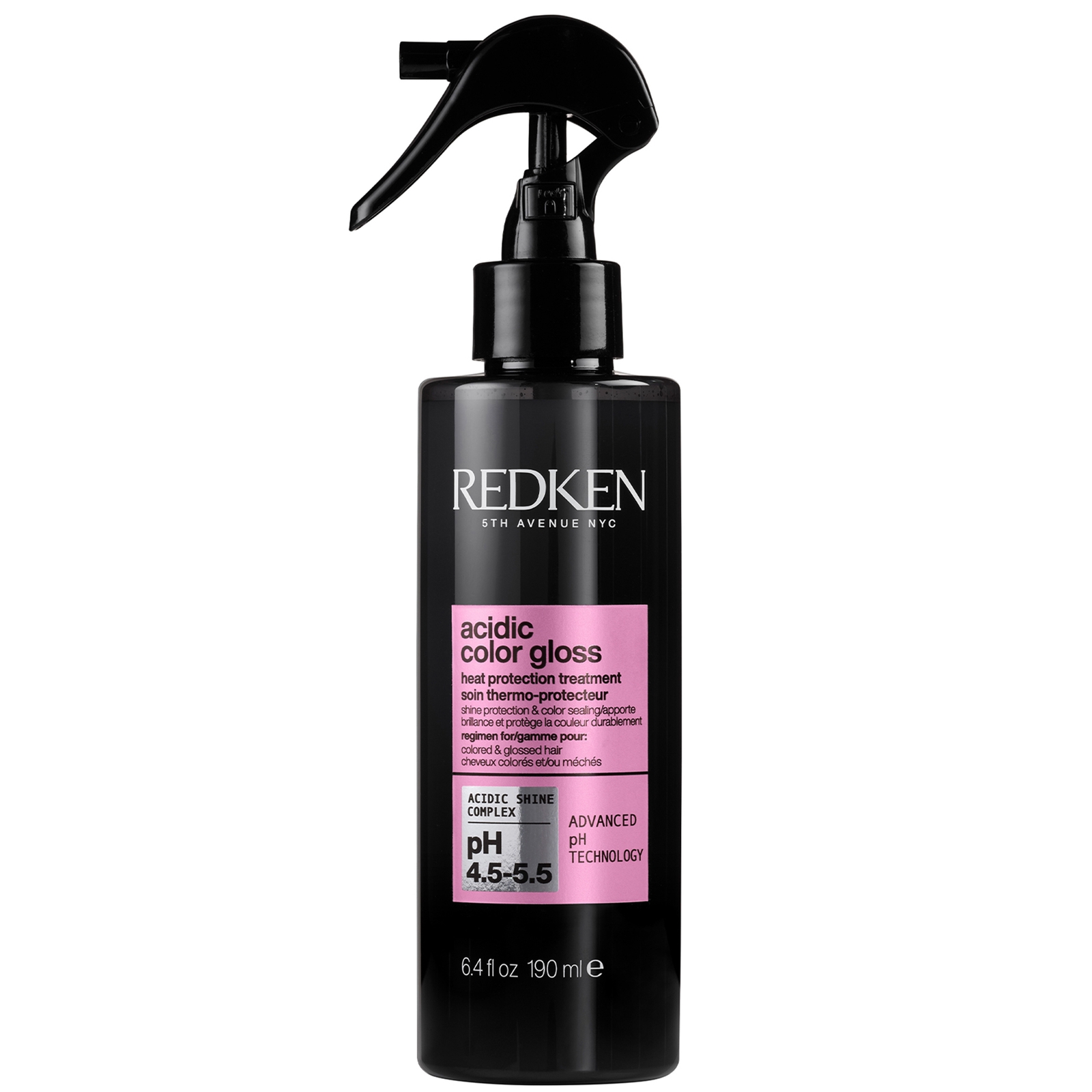 Redken Acidic Color Gloss 230°C Hitzeschutz-Haarbehandlungs-Glanzspray für Farbschutz 190 ml