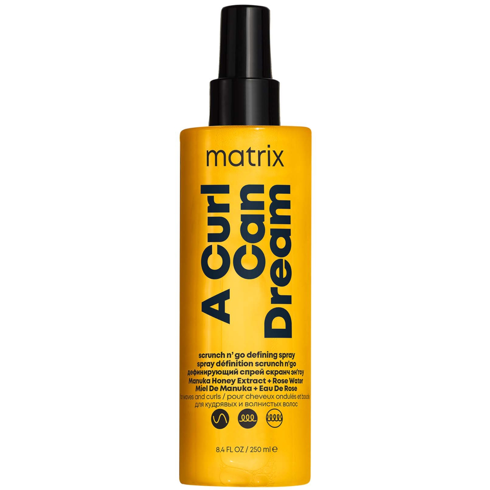 Matrix A Curl Can Dream Scrunch 'N' Go Definierendes Spray mit 230°C Hitzeschutz für definierte Wellen und Locken 150 ml