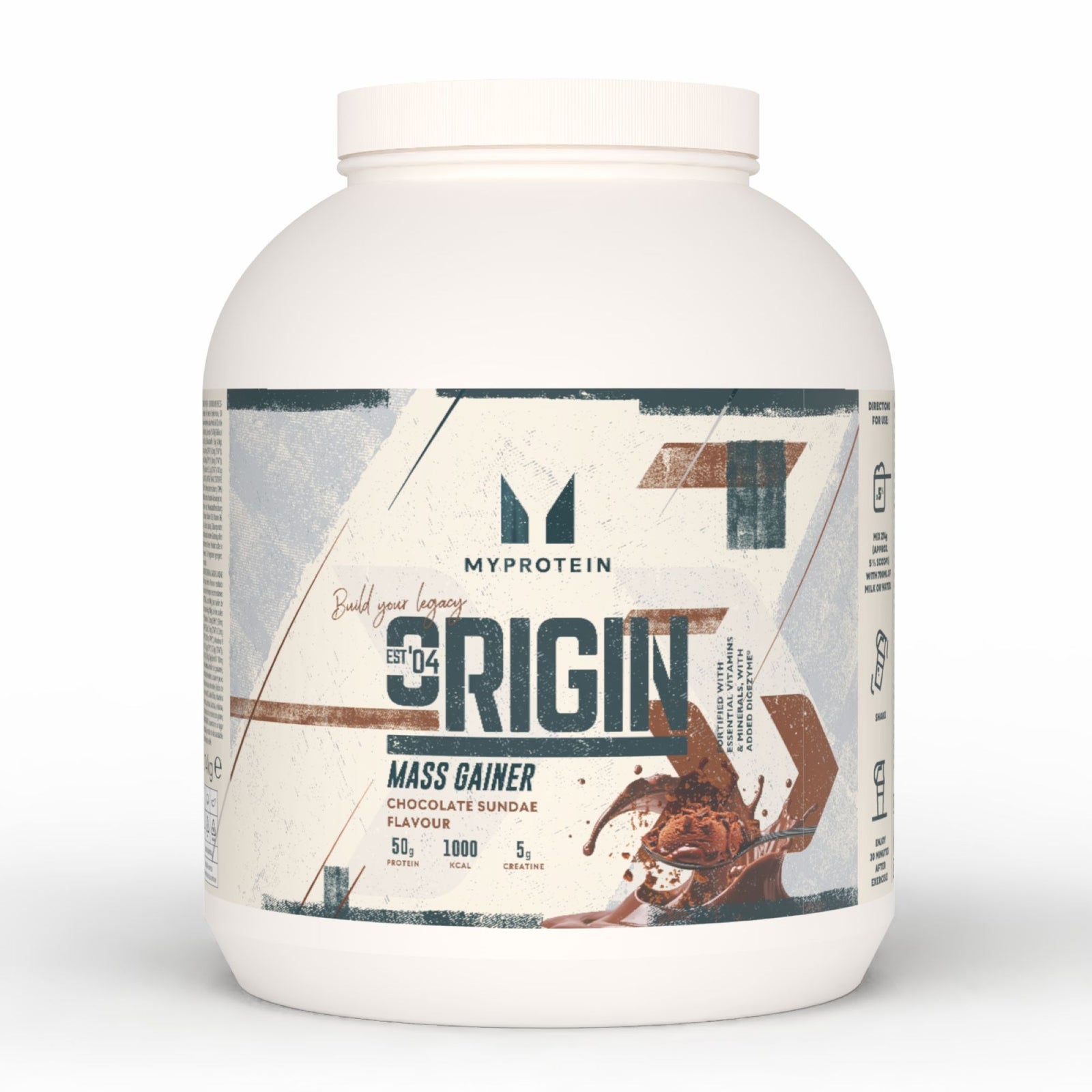 Origin Mass Gainer - 2.74KG - 10Portionen - Schoko Sundae