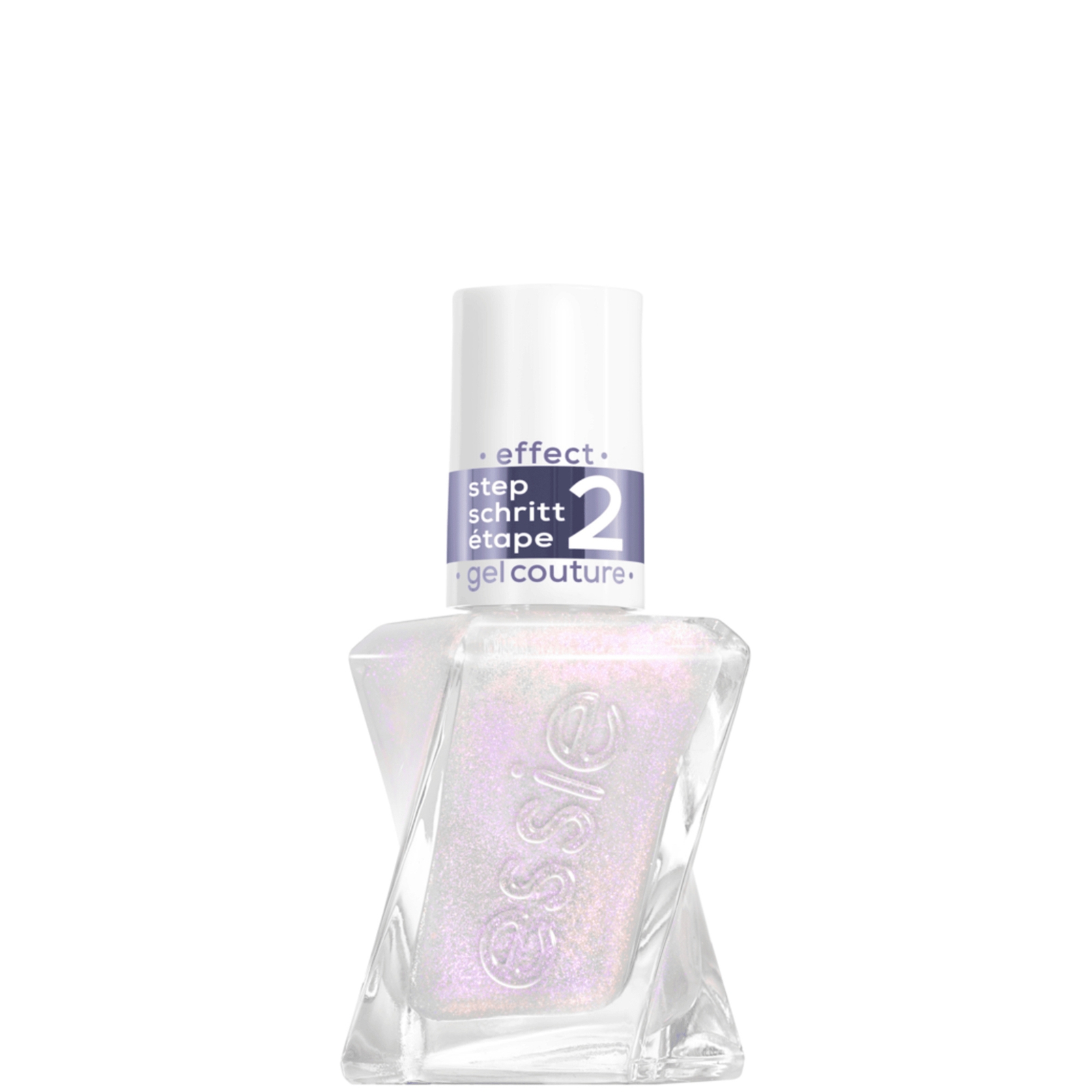 essie Gel Couture Gel- Metallic Glaze Top Coats - 563 Blushed Metal