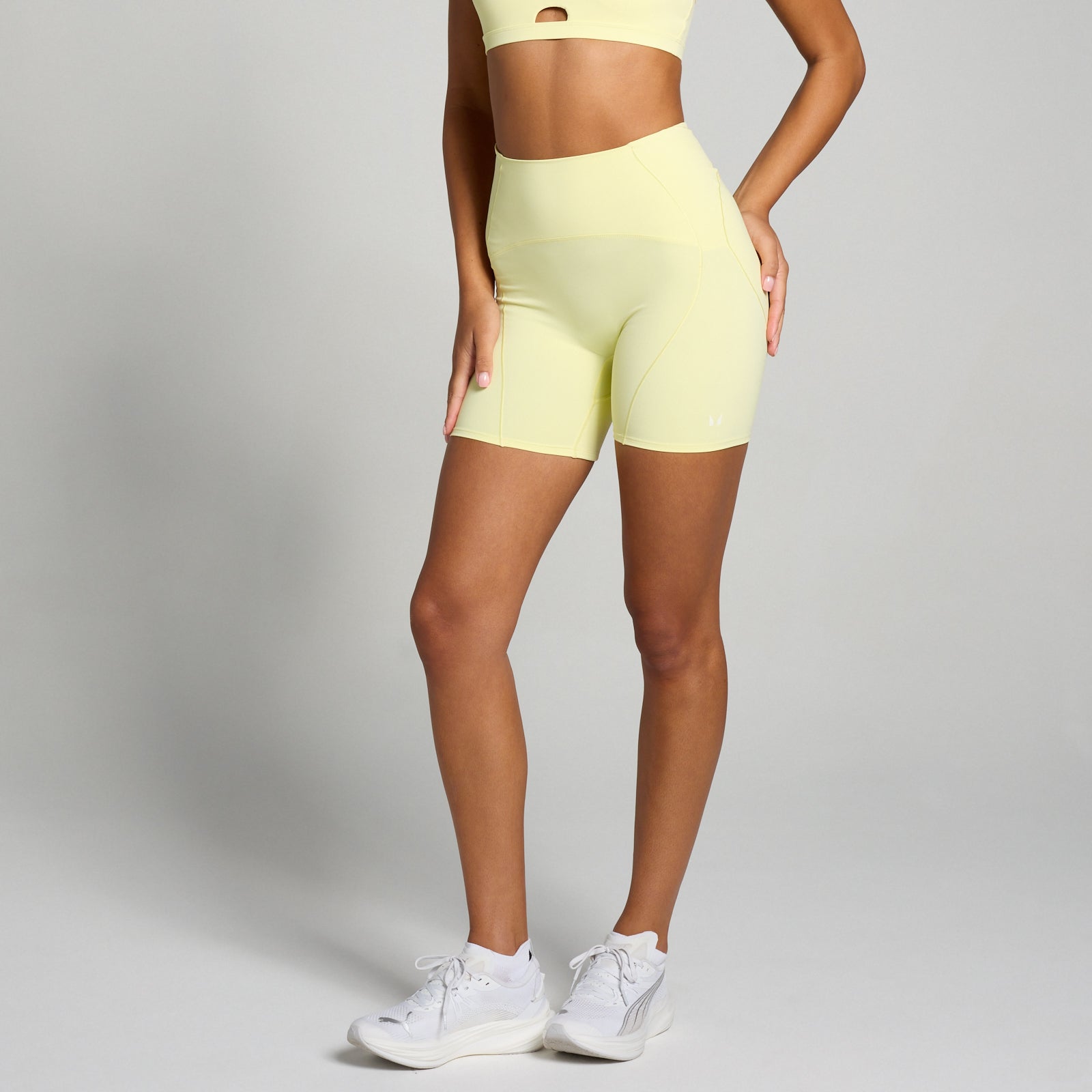 MP Damen Tempo Ultra Curved Seam Shorts – Zitrone - XL