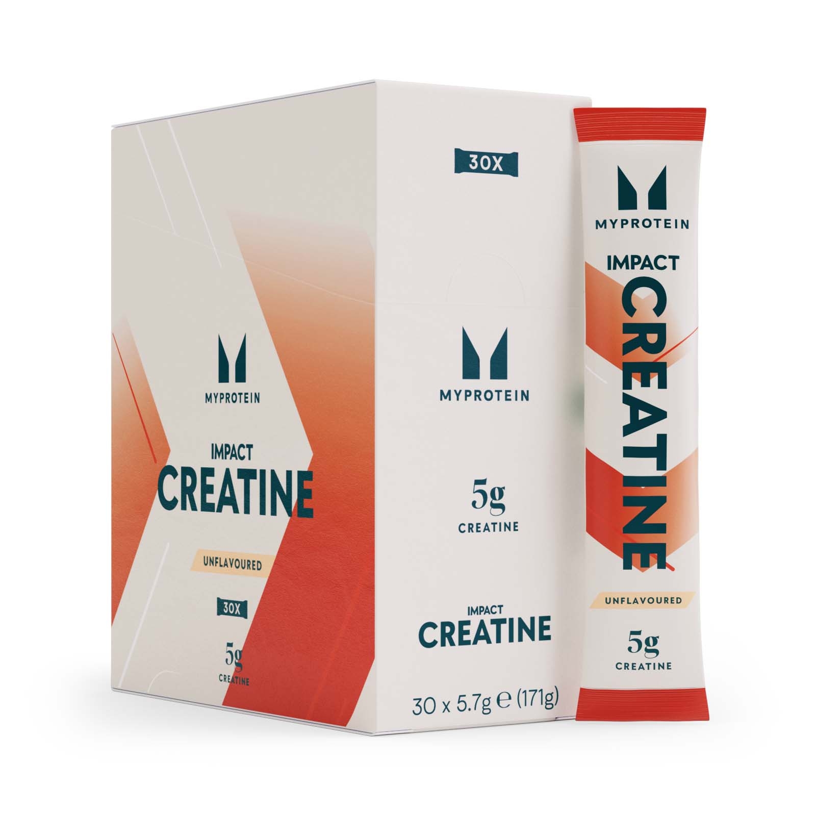 Impact Kreatin | Kreatin Sachet - 30 x 5.7g - Geschmacksneutral