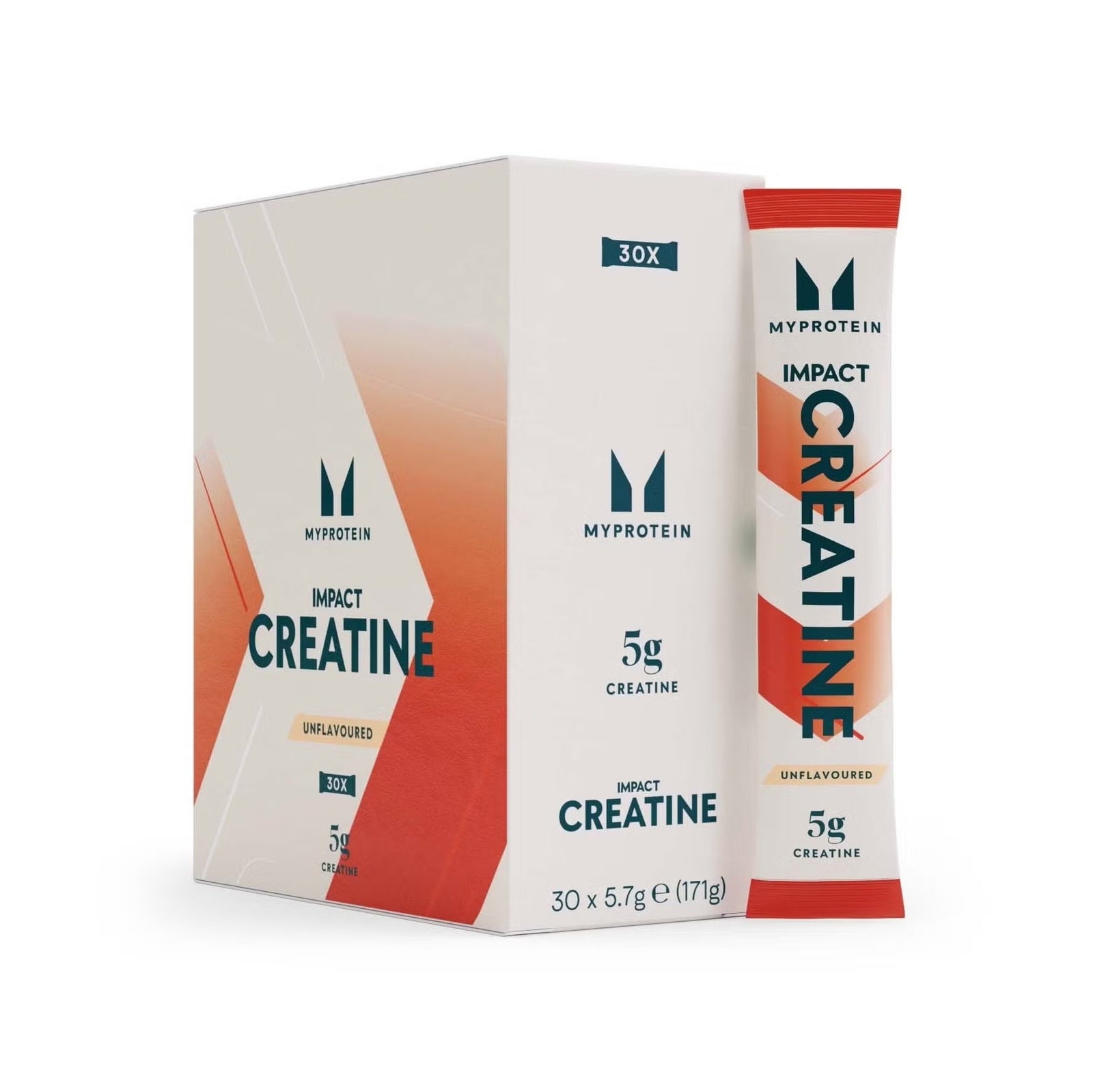 Impact Kreatin | Kreatin Sachet - 30 x 5.7g - Geschmacksneutral