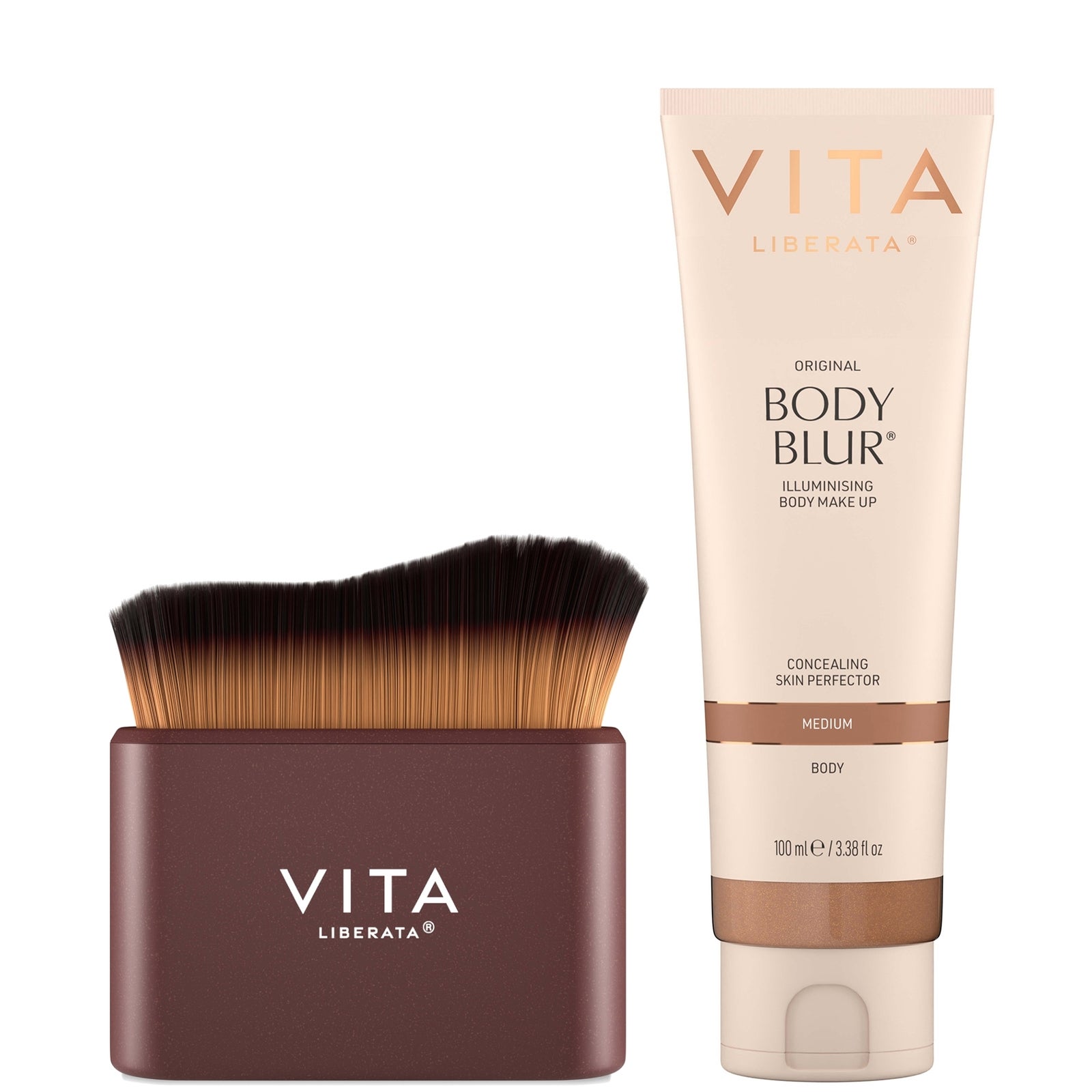 Vita Liberata Body Blur & Body Tanning Brush Bundle (Various Shades) - Medium
