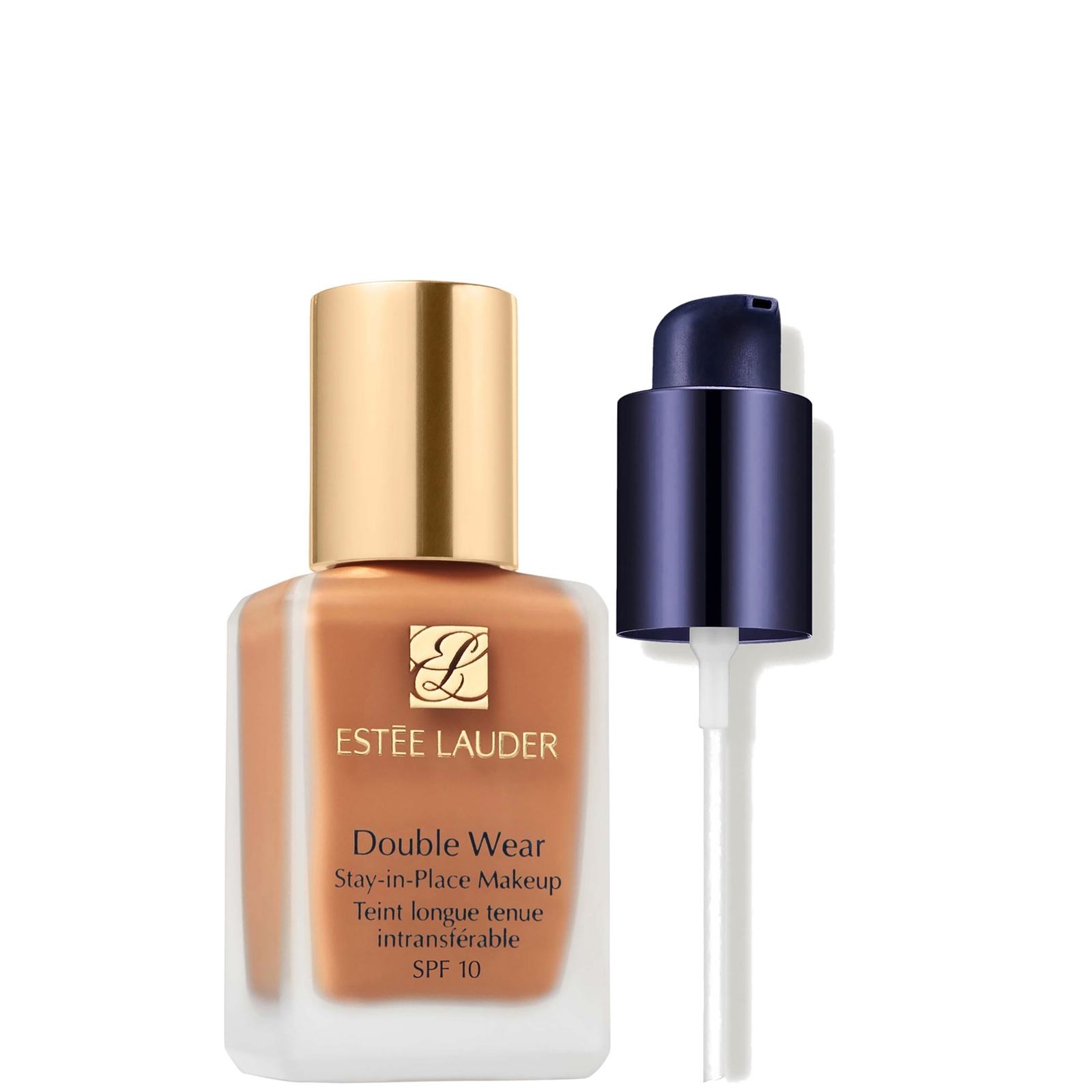 Estee Luader Double Wear Stay-in-Place Makeup With Makeup Pump Bundle (Various Shades) - 3N2 Wheat