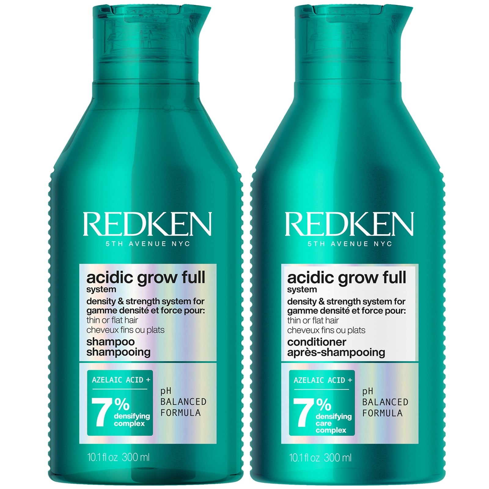 Redken Acidic Grow Full System Densyfying Shampoo 300ml & Redken Acidic Grow Full System Densifying Conditioner 300ml Duo