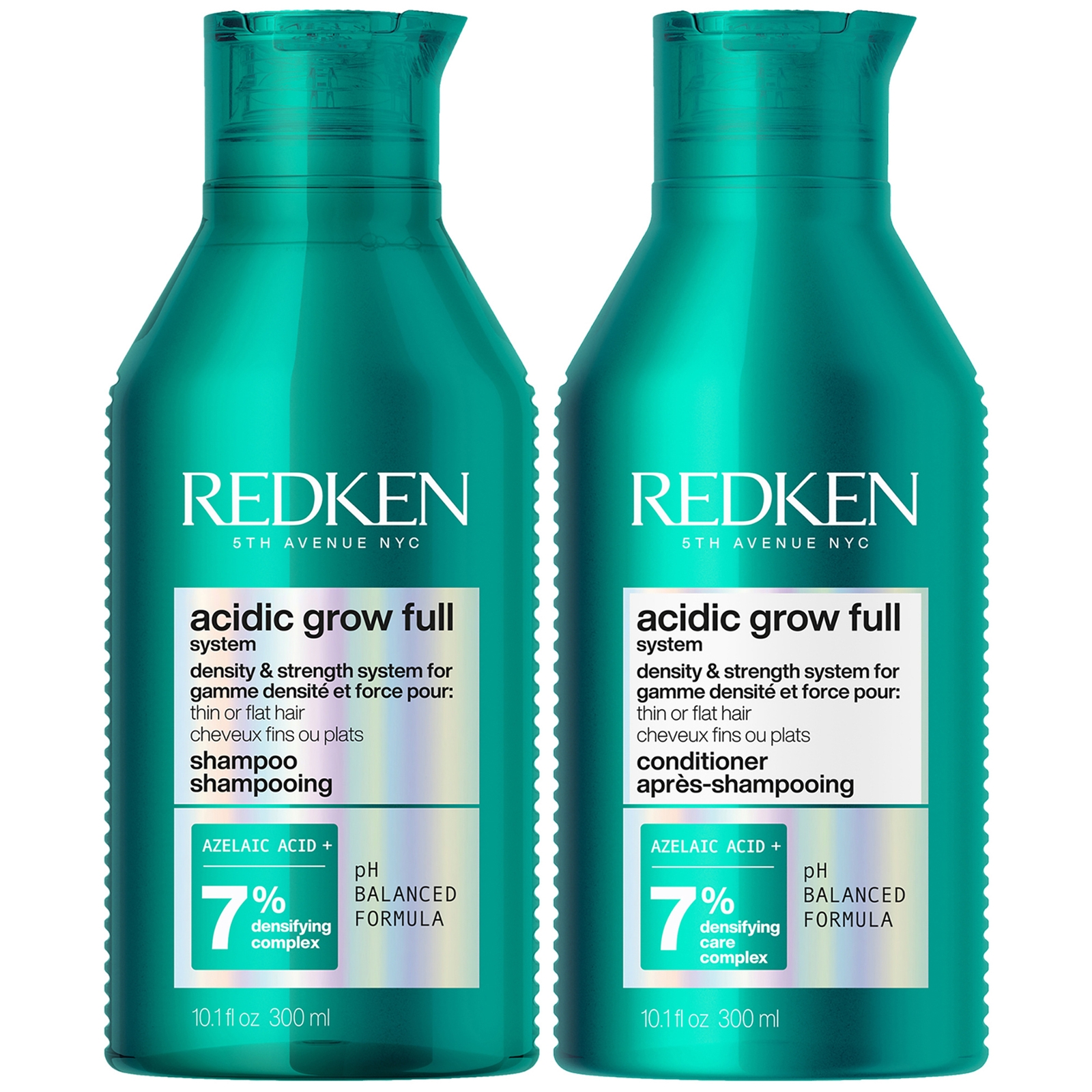 Redken Acidic Grow Full System Densyfying Shampoo 300ml & Redken Acidic Grow Full System Densifying Conditioner 300ml Duo