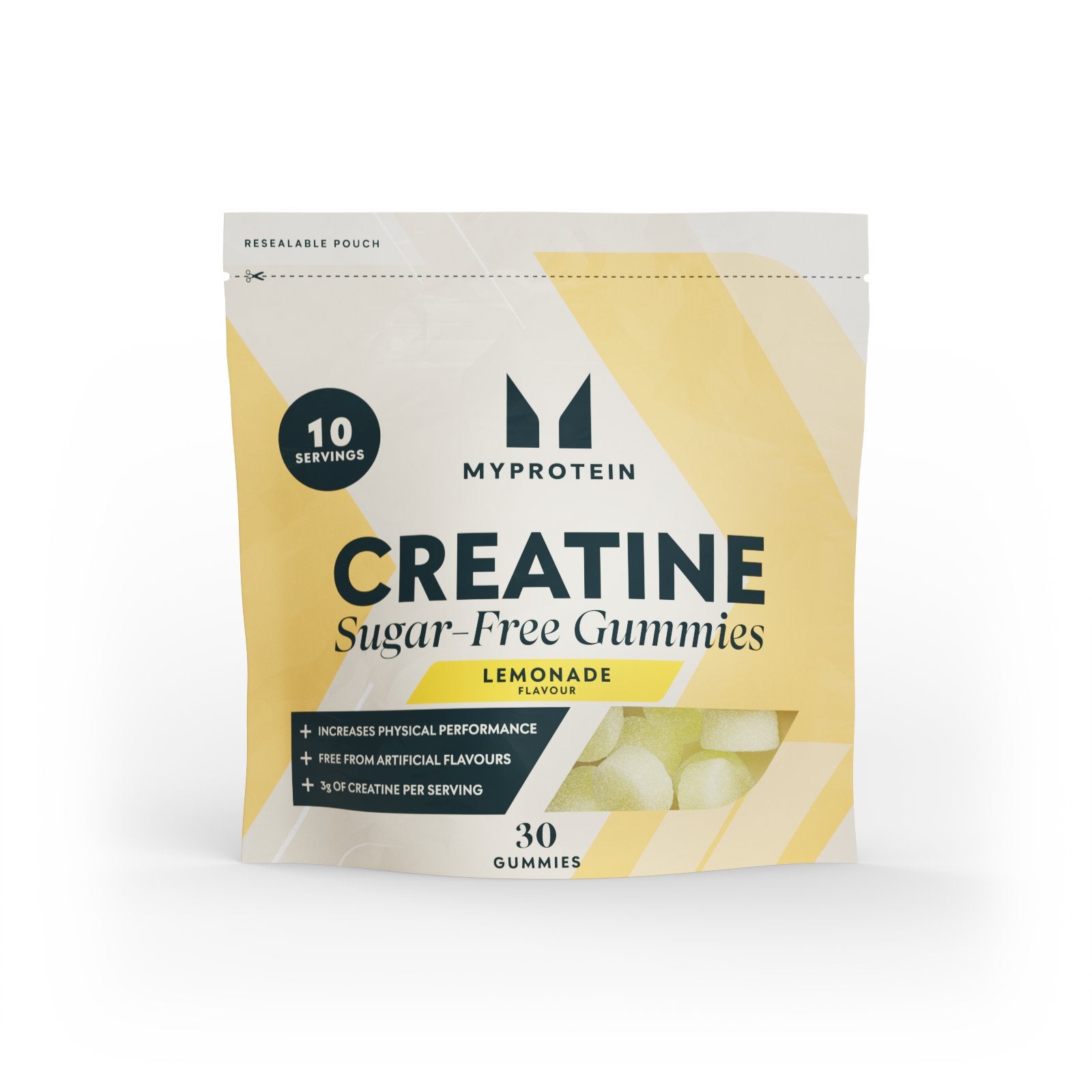 Kreatin Gummies - 30 Gummies - 10Portionen - Lemonade (Sugar-Free)
