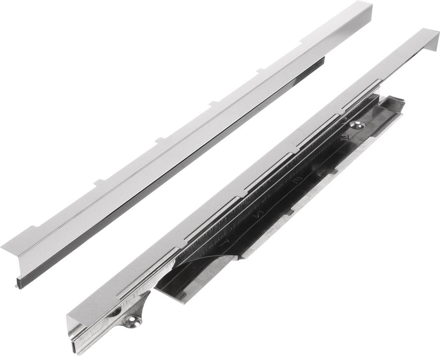 Leiste Designlisene, Set links und rechts Edelstahlfarbig  Leiste Designlisene, Set links und rechts Edelstahlfarbig (BD-11054966)