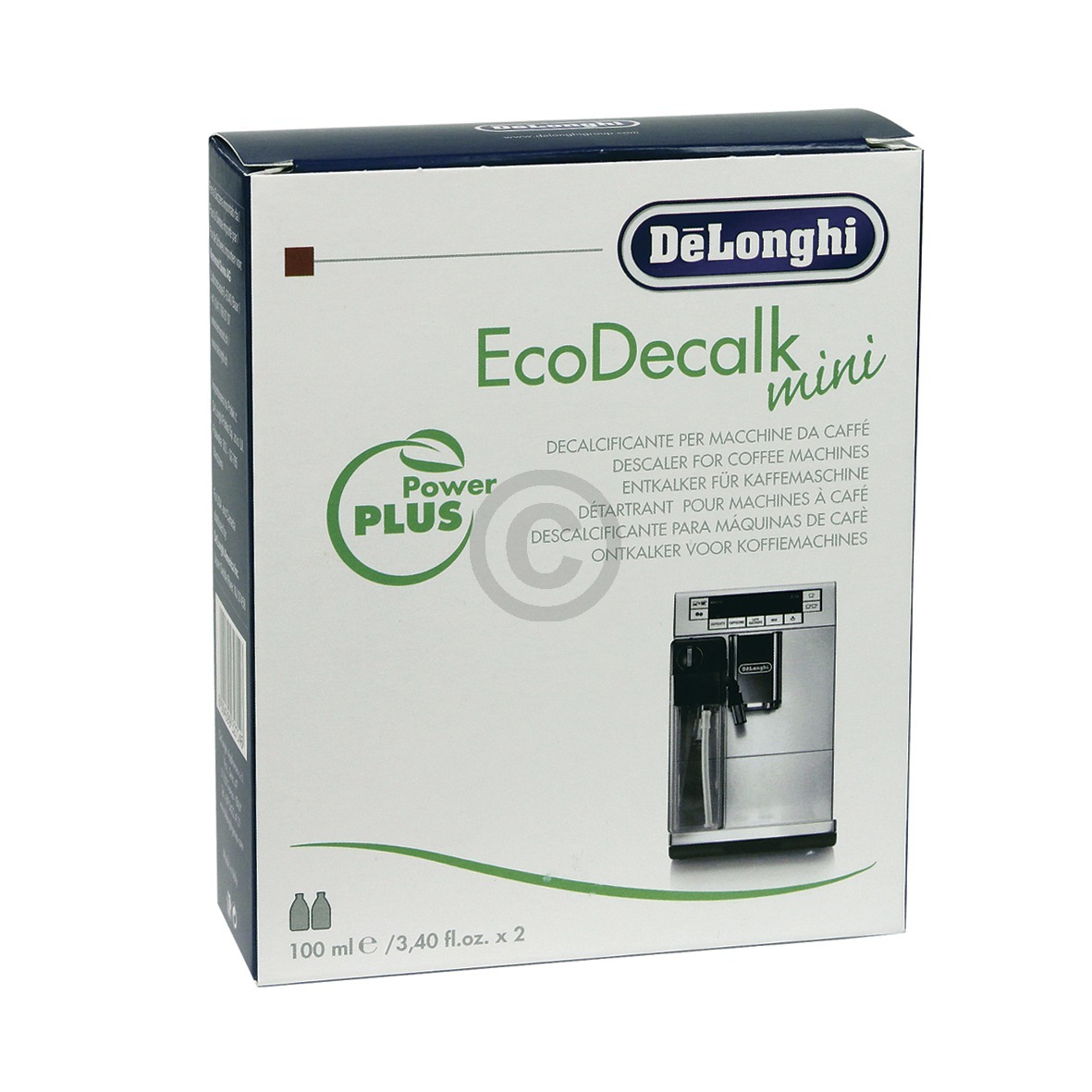 Entkalker DeLonghi EcoDecalkMini  DLSC003 f?r Kaffeemaschine 2x100ml (5513292821)