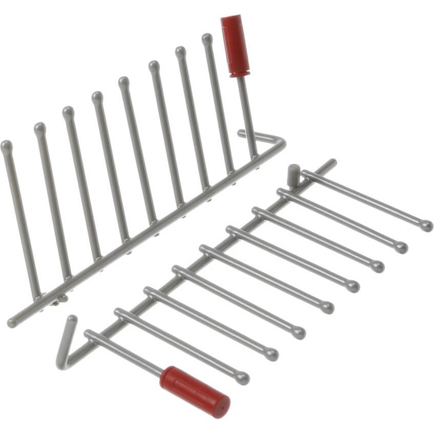 Klappstachel Set f?r Oberkorb, links vorne, silber  Klappstachel Set f?r Oberkorb, links vorne, silber (BD-12034679)
