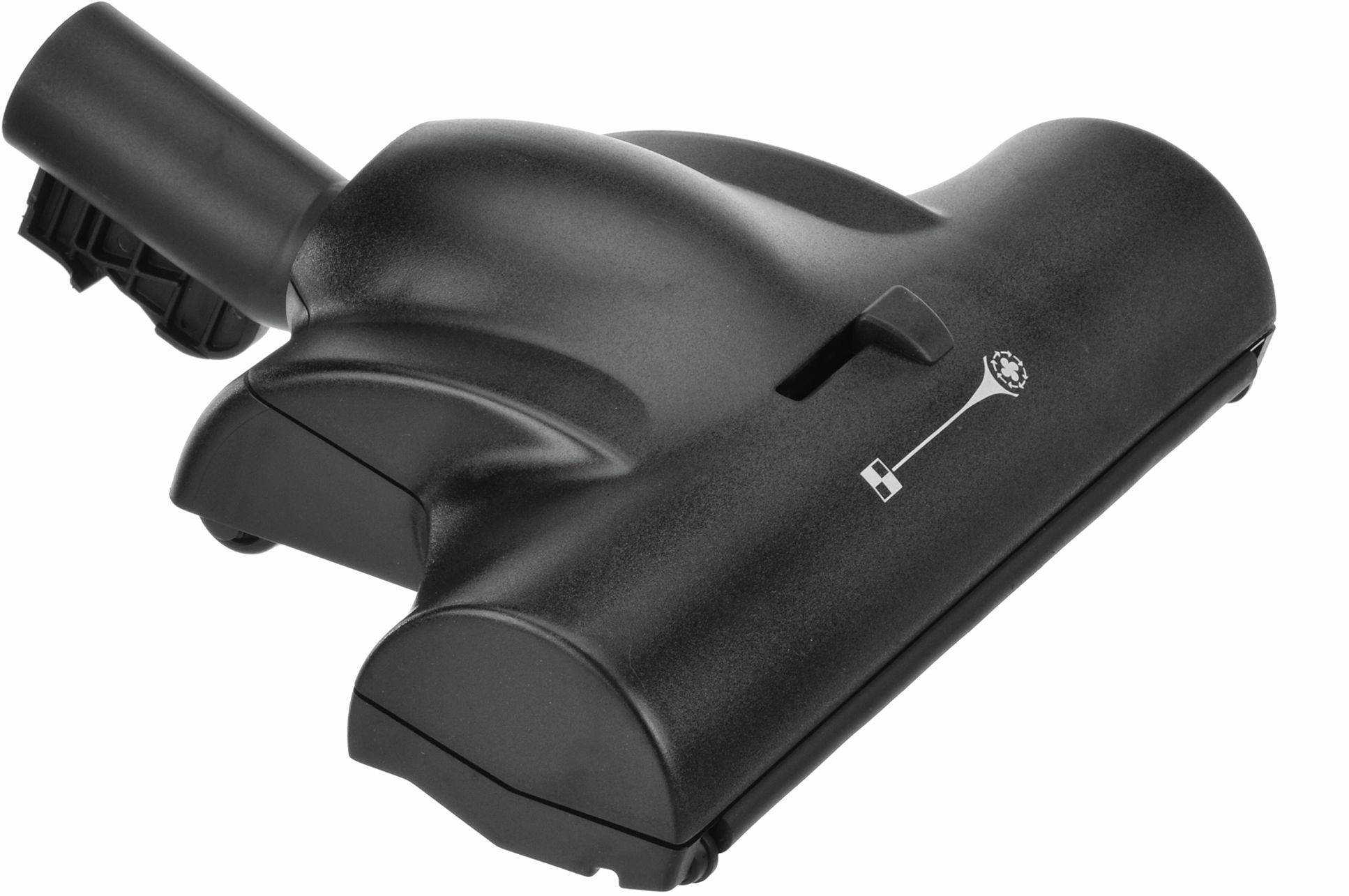 T?rbod?se schwarz, Standardverbindung, Kunststoffsohle, mit B?rstenwalze, mit R?dern  T?rbod?se schwarz, Standardverbindung, Kunststoffsohle, mit B?rstenwalze, mit R?dern (BD-00465638)