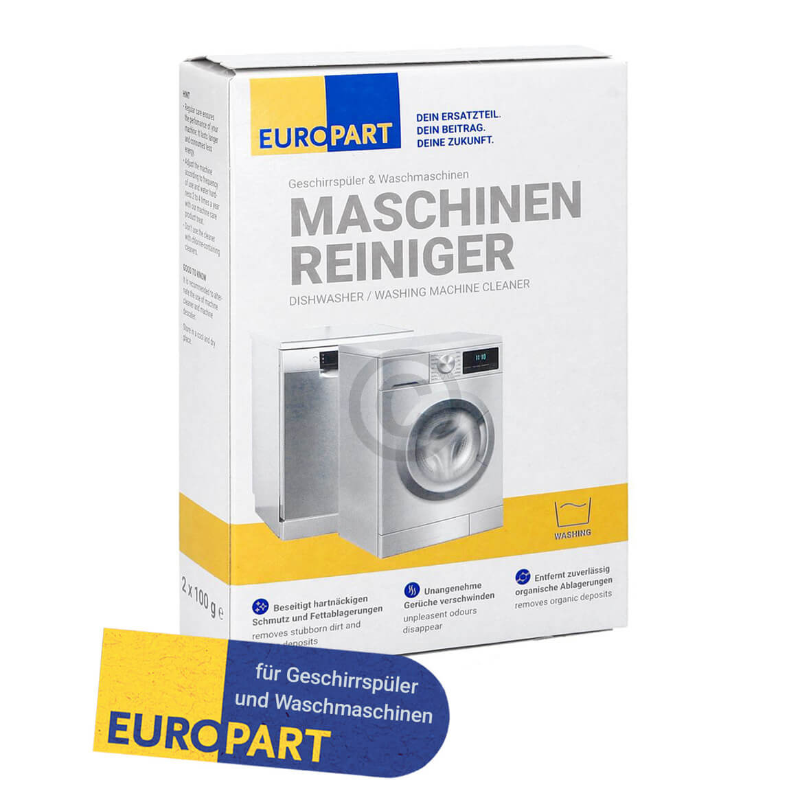 Maschinenreiniger Padoma f?r Waschmaschine Geschirrsp?ler eine Anwendung 200g (10082949)
