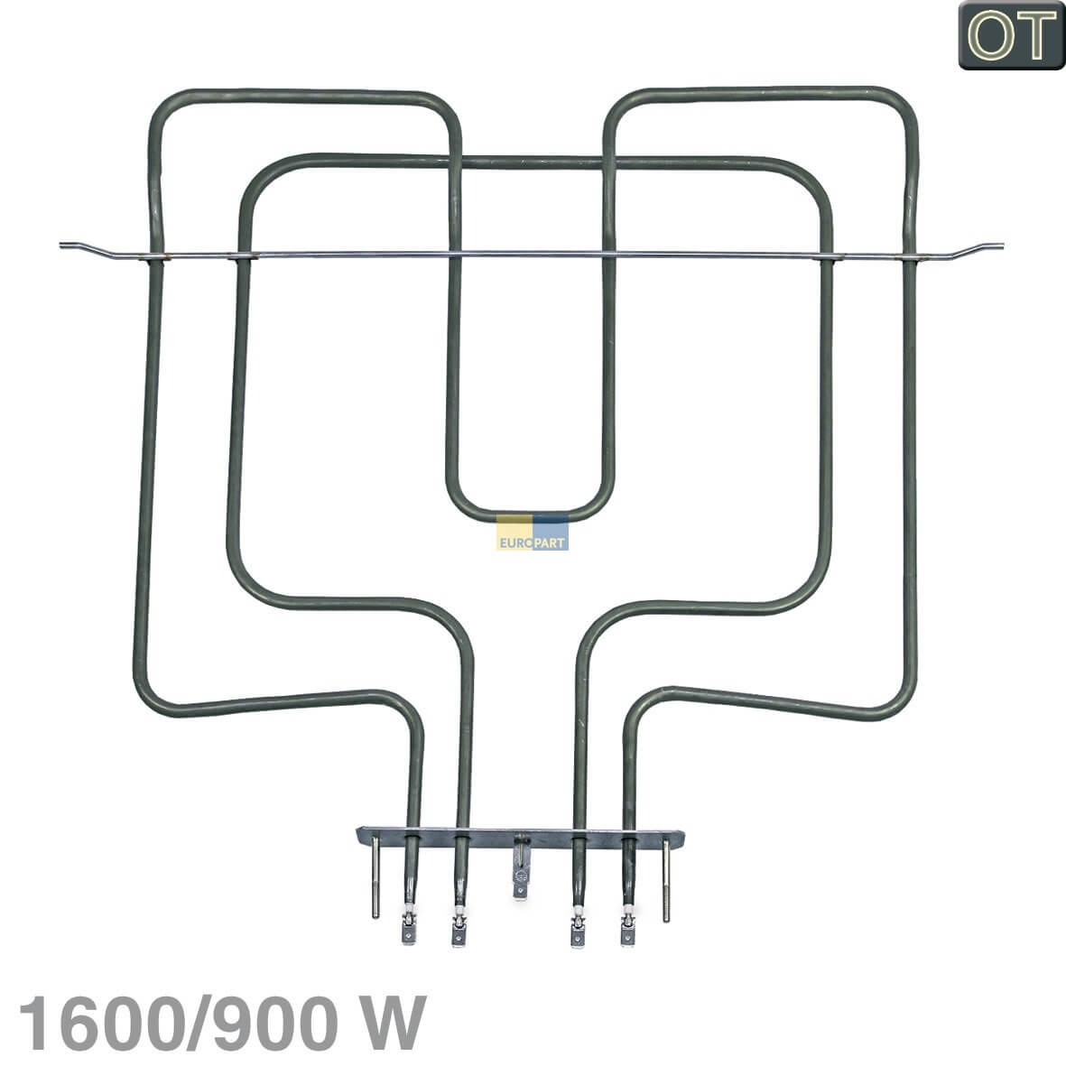 Heizelement oben Whirlpool 481225998474 Oberhitze Grill 1600/900W f?r Backofen Herd (KD-481225998474)
