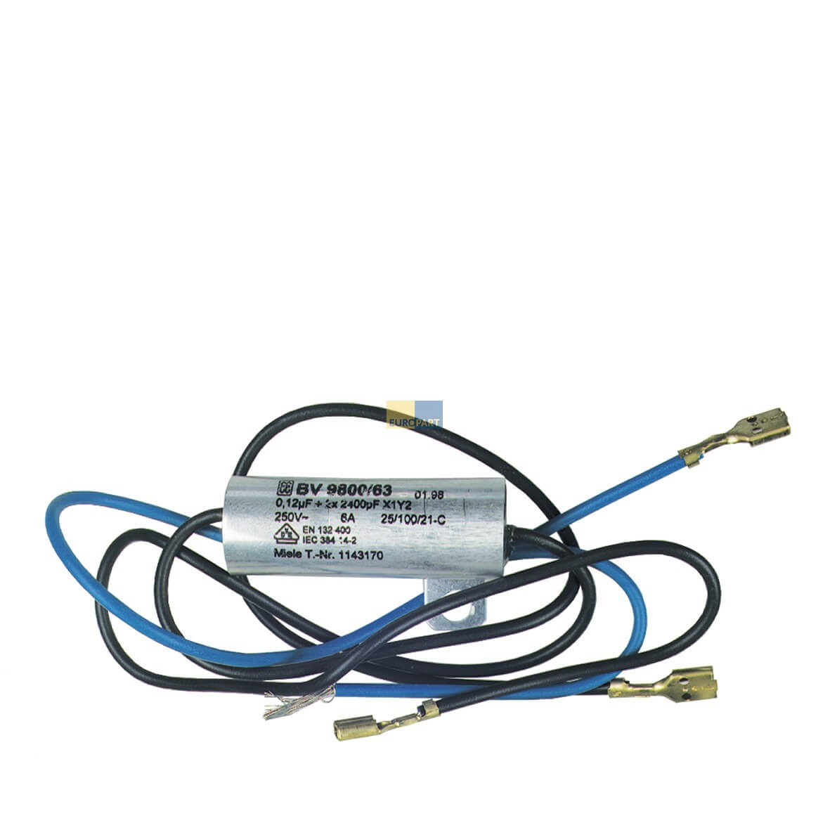 Entst?rschutz 0,12?F passend f?r Miele 1143170 f?r Staubsauger (KD-10002828)