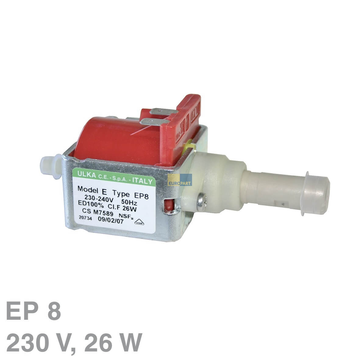 Pumpe ULKA EP8 26W 230V wie PHILIPS 422225903590 f?r Kaffeemaschine Senseo (KD-556765)