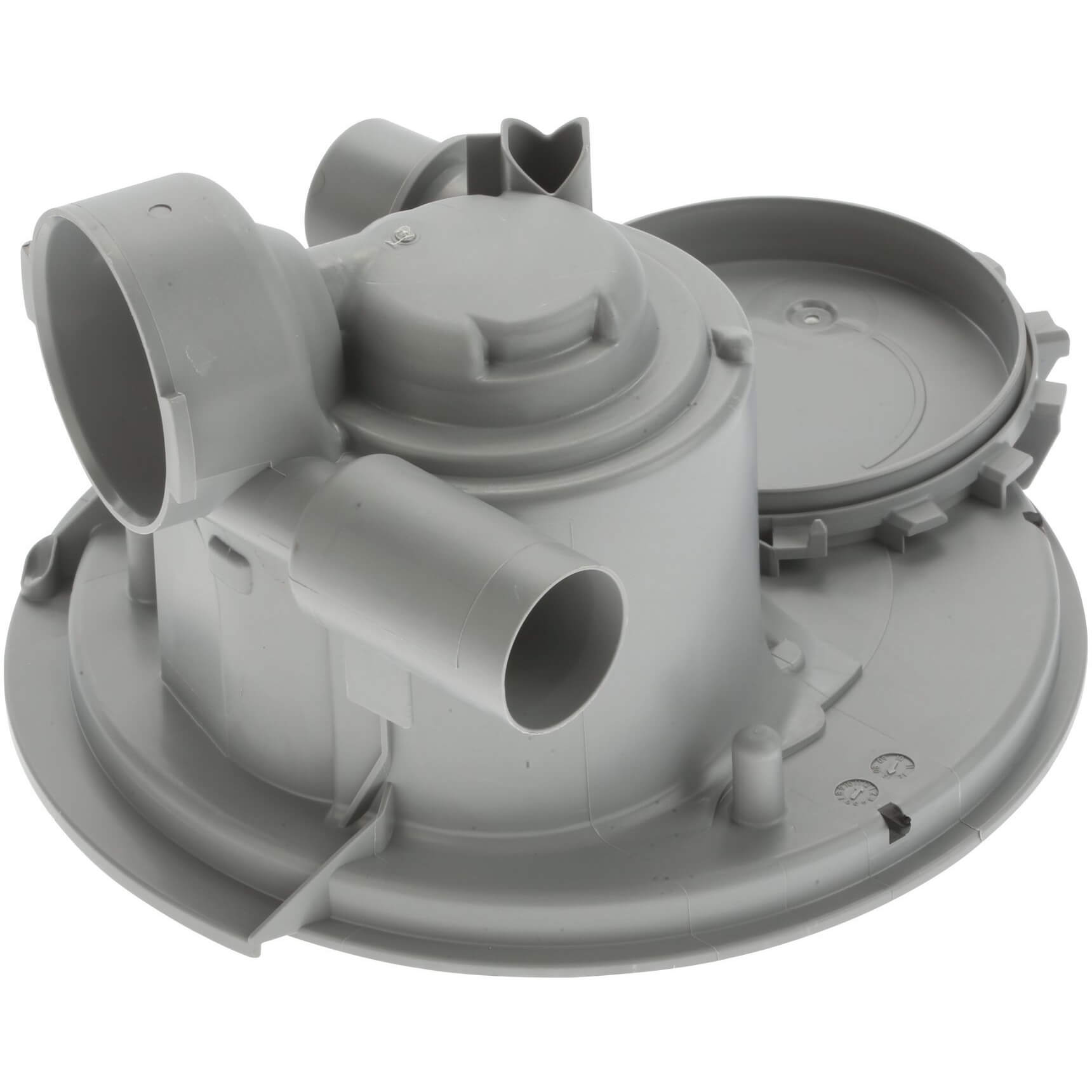 Pumpentopf komplett mit Dichtung, ohne Aquasensor mit R?ckschlagventil Position 0605, Abdeckung, muss mit getauscht werden! (EA-00669172)