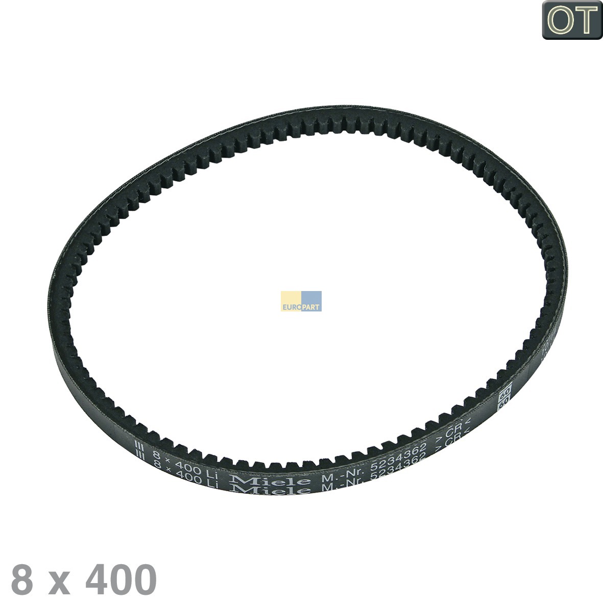Riemen Miele 5234362 8x400 f?r Trockner Professional-Trockenautomat (EA-5234362)