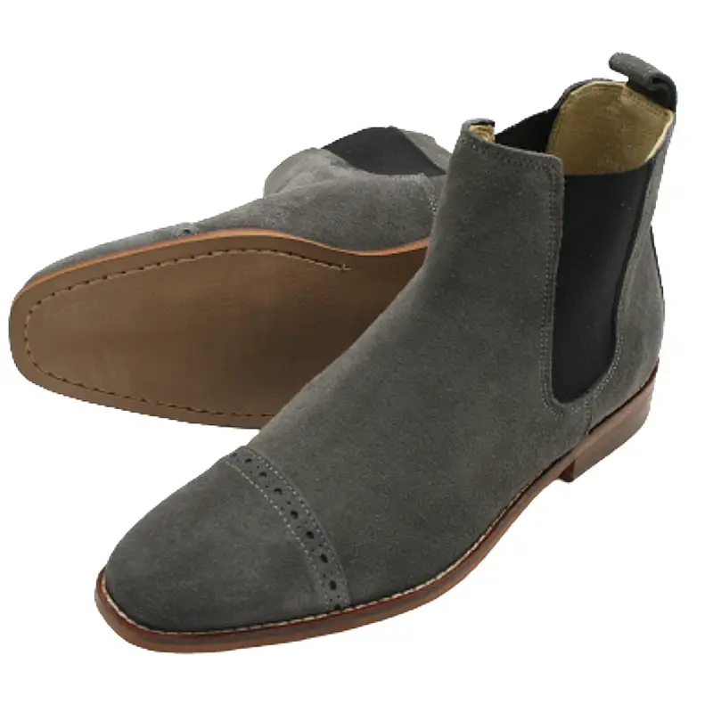 Dunkelgraue Chelsea Boots (462) - 42