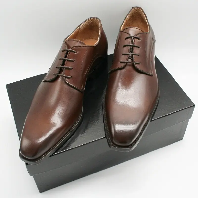 Derby smart italienisch in Tabak (120) - 46