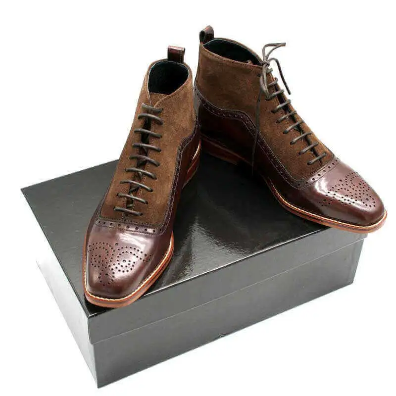 Schnürstiefelette braun (426) - 41