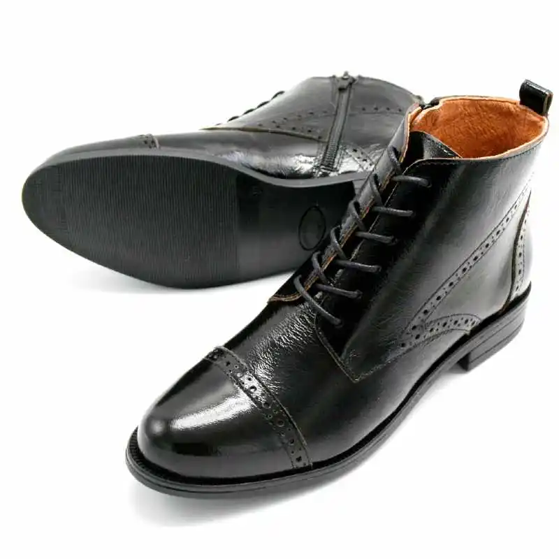 400 - Schwarze Business Stiefeletten - 37