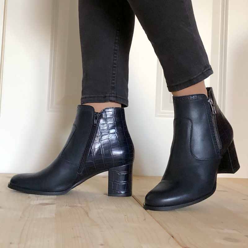 Blaue Stiefeletten elegant - 39