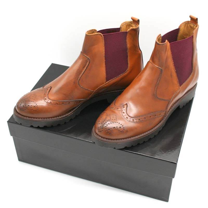630–Damen Chelsea Cognac - 38