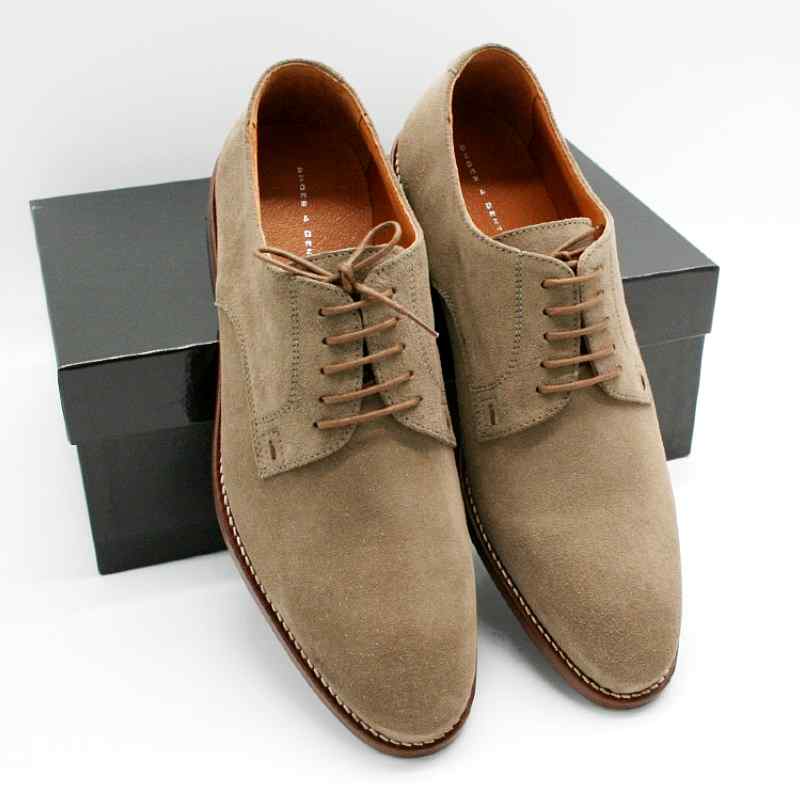 374-Herrenschuhe taupe - 41
