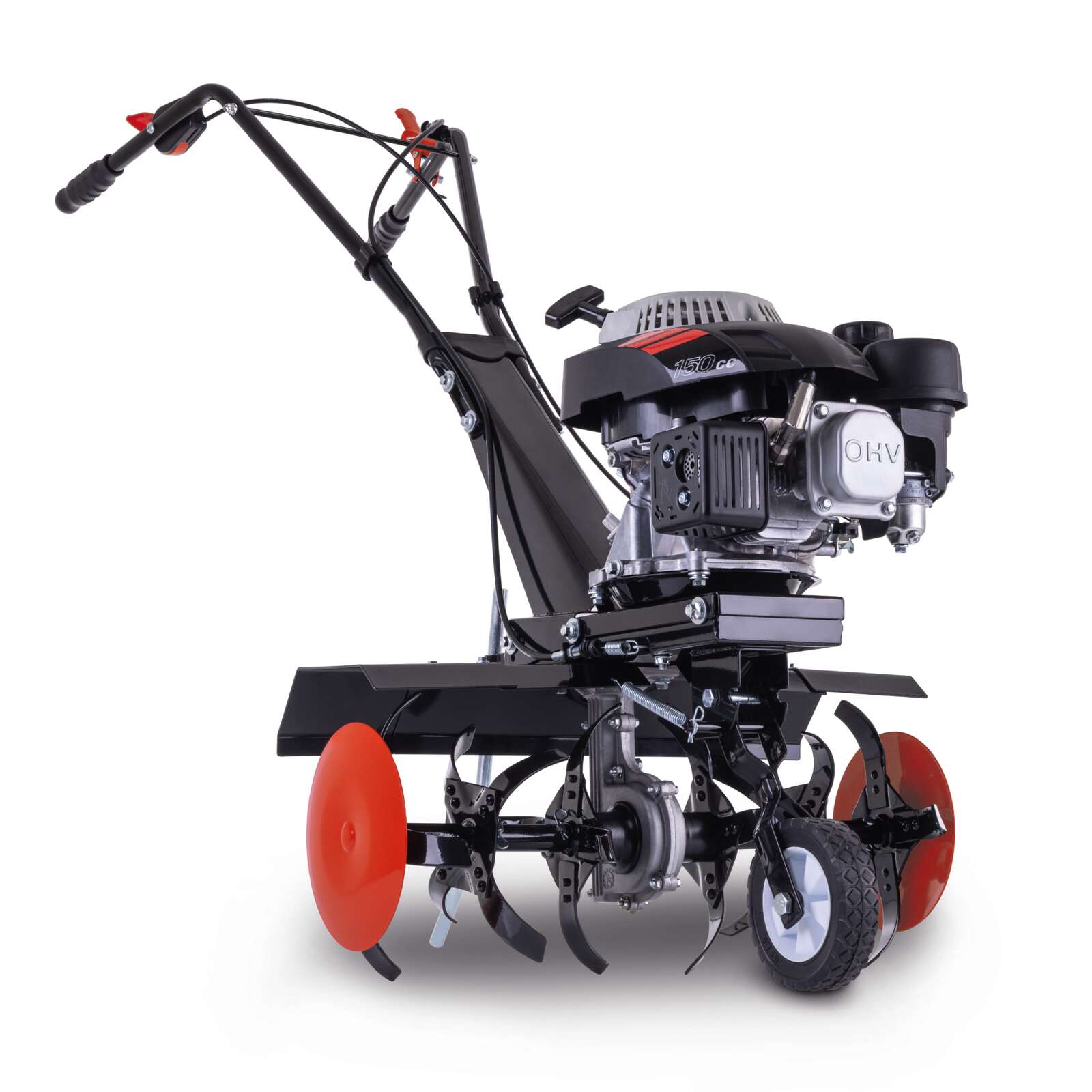 Motorhacke Benzin MTP560 Scheppach - 3,5PS | Frästiefe 260mm | Fräsbreite 360mm / 560mm | 24 Messer