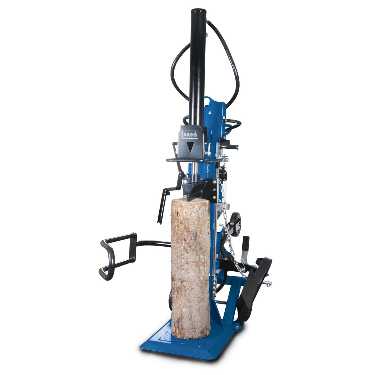 Holzspalter HL2550GM Scheppach - 25t | 400V Motor & Antrieb Zapfwelle | Meterholz bis 110cm | Fahrvorrichtung