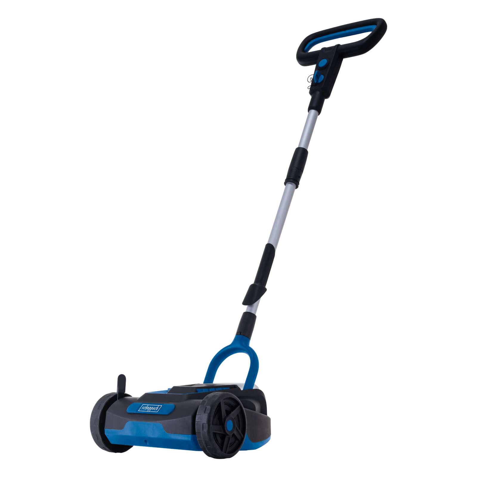 Akku-Rasenmäher BC-MP220-X Scheppach - 21,5cm Schnittbreite | 30-50mm Schnitthöhe | 120m2 Rasenfläche | Mulchfunktion