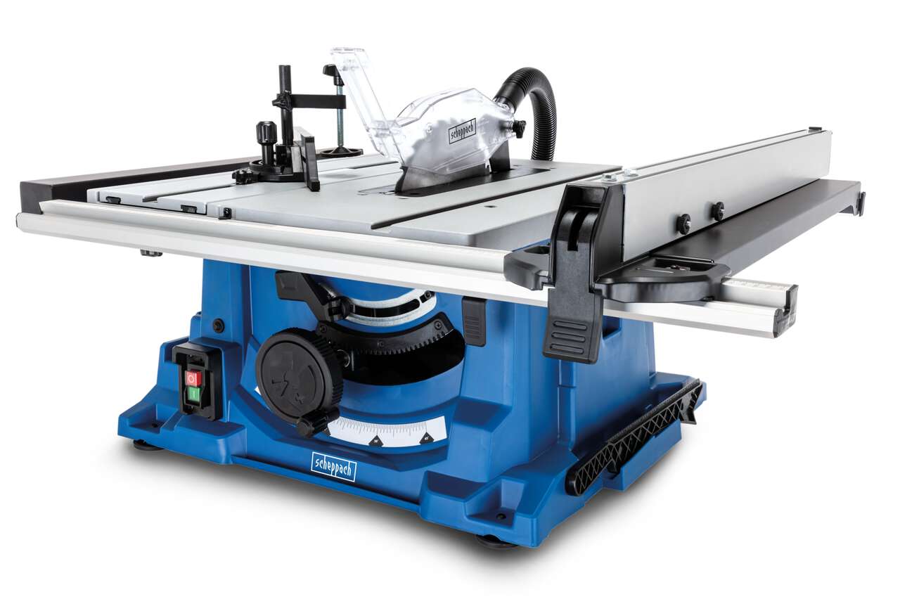 Tischkreissäge HS115 Scheppach - 230V | 2000W | 83mm Schnitthöhe | ausziehbarer Schiebeschlitten | o