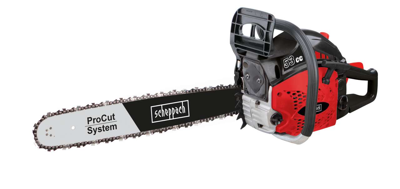 Kettensäge CSP5300 SE scheppach - 2.7PS | 53cm³ Benzinmotor | 20' ProCut Schwert