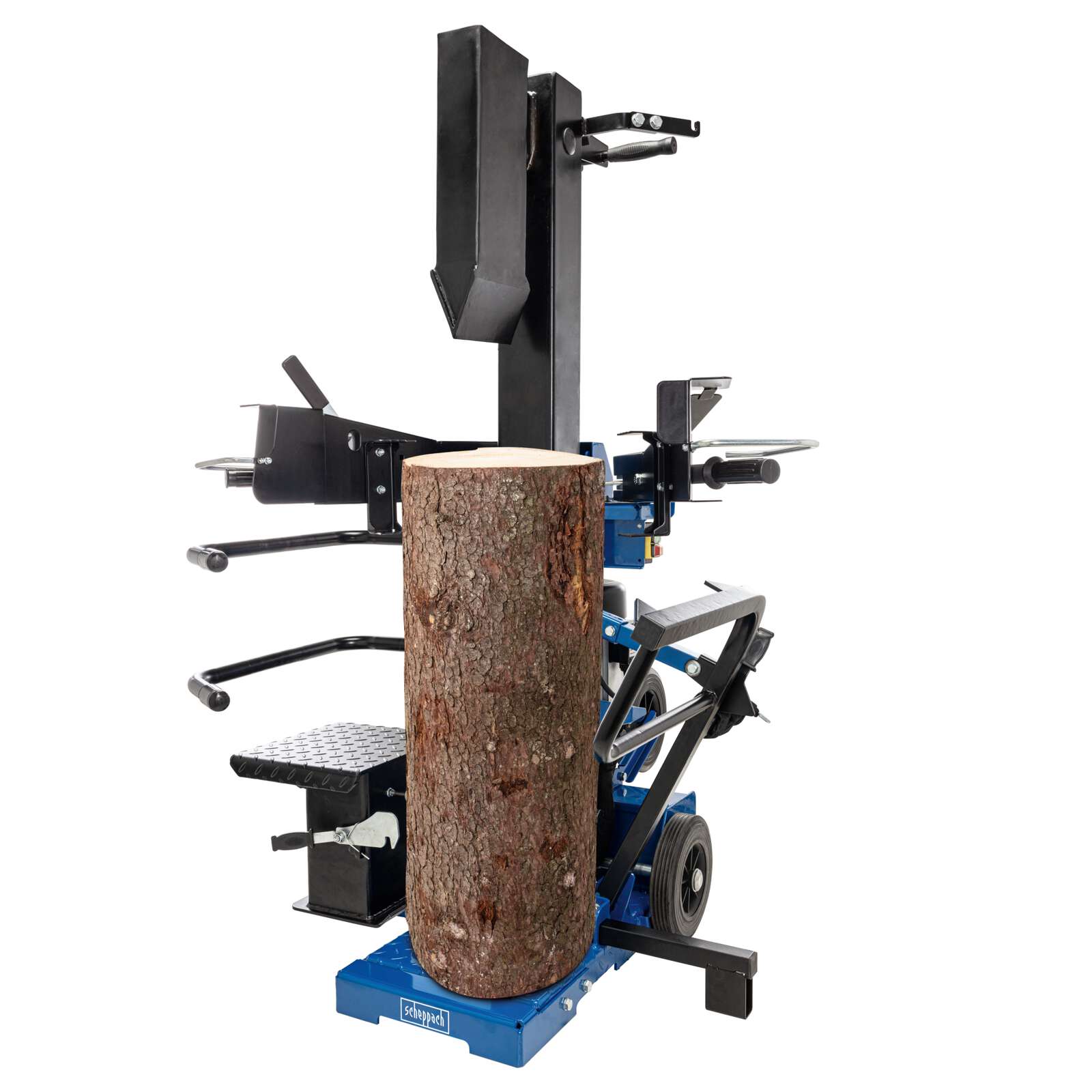 Holzspalter stehend Compact 15t Scheppach - 400V | 3500W | 15 Tonnen | Meterholzspalter | 1070mm Spaltgutlänge | 450mm Spaltdurchmesser