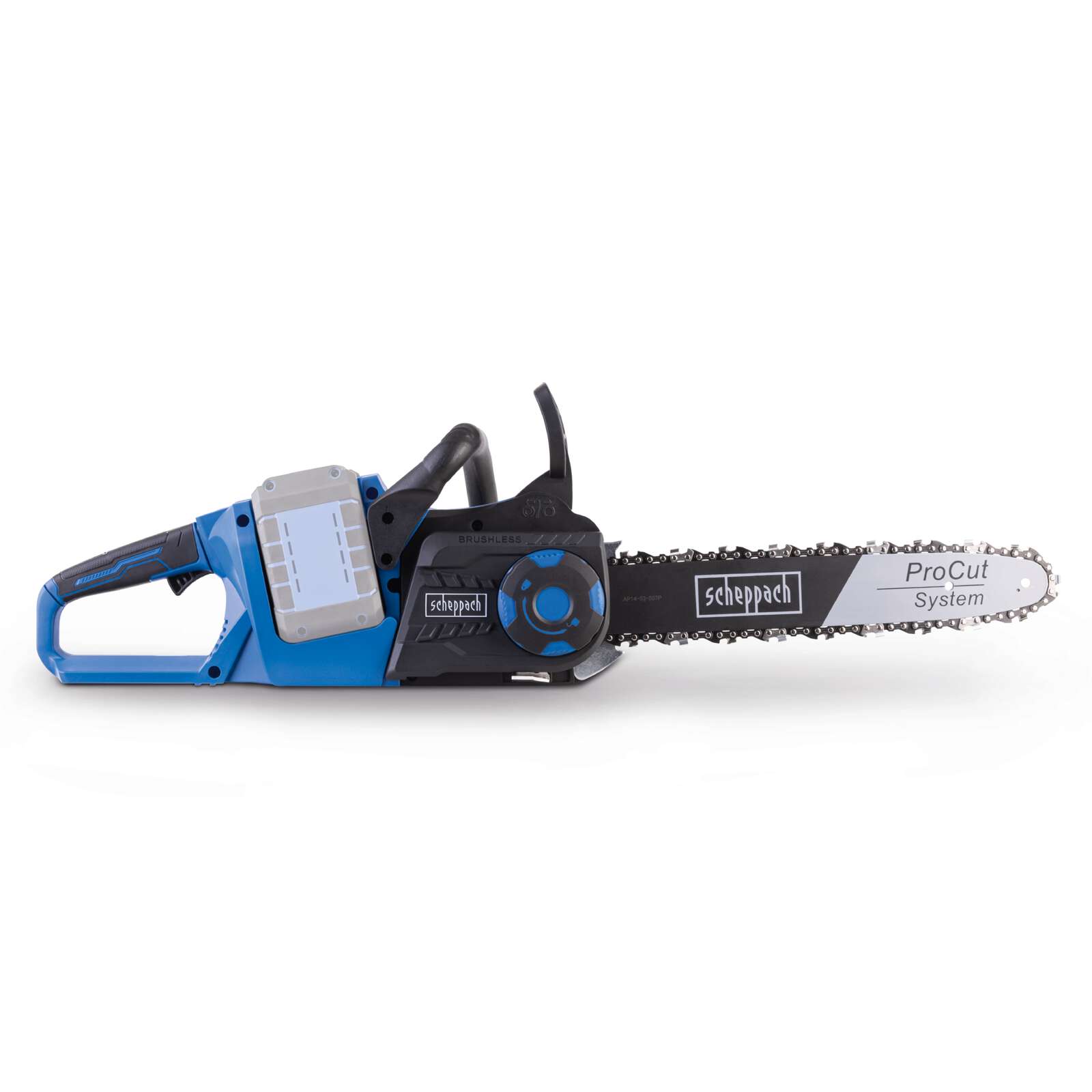 Akku-Kettensäge BC-CS355Duo-X Scheppach | Brushless | Schnittlänge 33,5cm | Schwertlänge 35,6cm