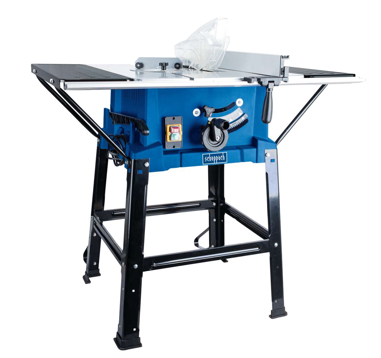 Tischkreissäge HS250L Scheppach - 87mm Schnitthöhe | 2000W | int. Laser | inkl. 2. Sägeblatt