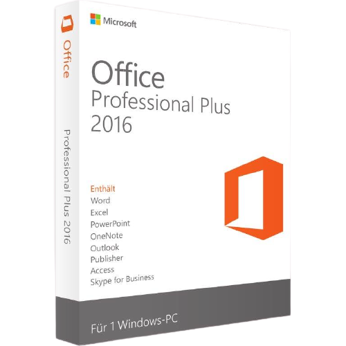Microsoft Office Professional Plus 2016, ESD, 64bit - Deutsch